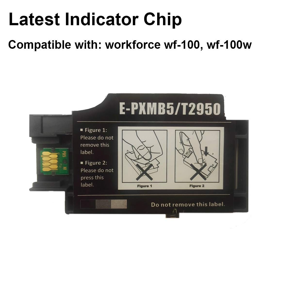 Refurbished T2950 Maintenance Box & Waste Ink Tank - 5 Pack Compatible with Epson Workforce WF-100/WF-110W Printers | Ideal for Office Printing & High-Volume Ink Replacement