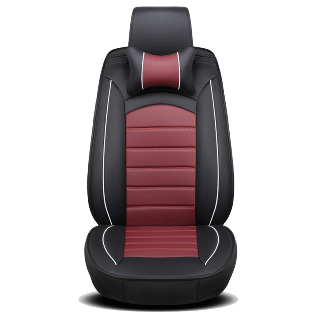 Premium PU Leather Universal Car Seat Covers - Soft Multicolor Front Seat Protectors for Comfort & Style | Perfect for Daily Commute, Road Trips & Vehicle Protection