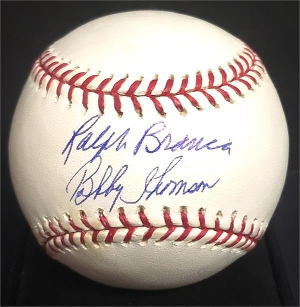 Ralph Branca & Bobby Thomson Signed Baseball - Authentic Autographed MLB Collectible for Fans & Memorabilia Enthusiasts - Perfect for Display, Gifts, and Sports Collections
