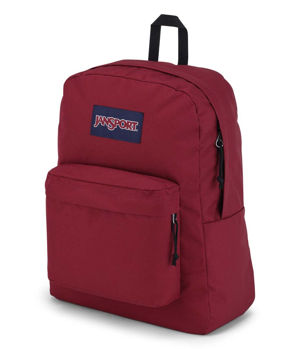 JanSport SuperBreak Plus Backpack - Lightweight Laptop Backpack for School & Travel, Durable Russett Red Daypack - Perfect for College, Work & Outdoor Adventures