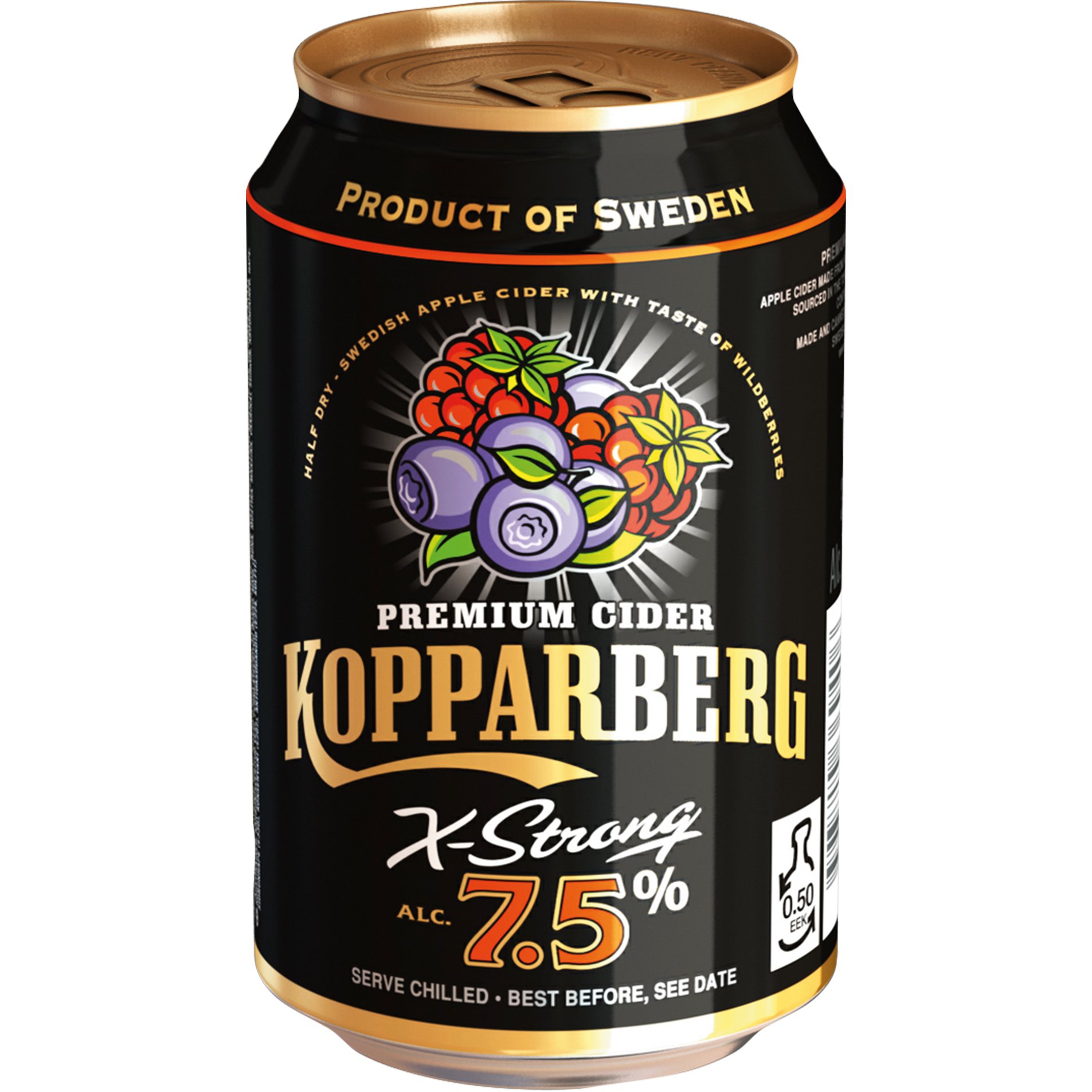 72x KOPPARBERG Wild Berry Cider 7.5% ABV 0.33L Cans with Free Gift - Perfect for Parties, BBQs & Summer Gatherings