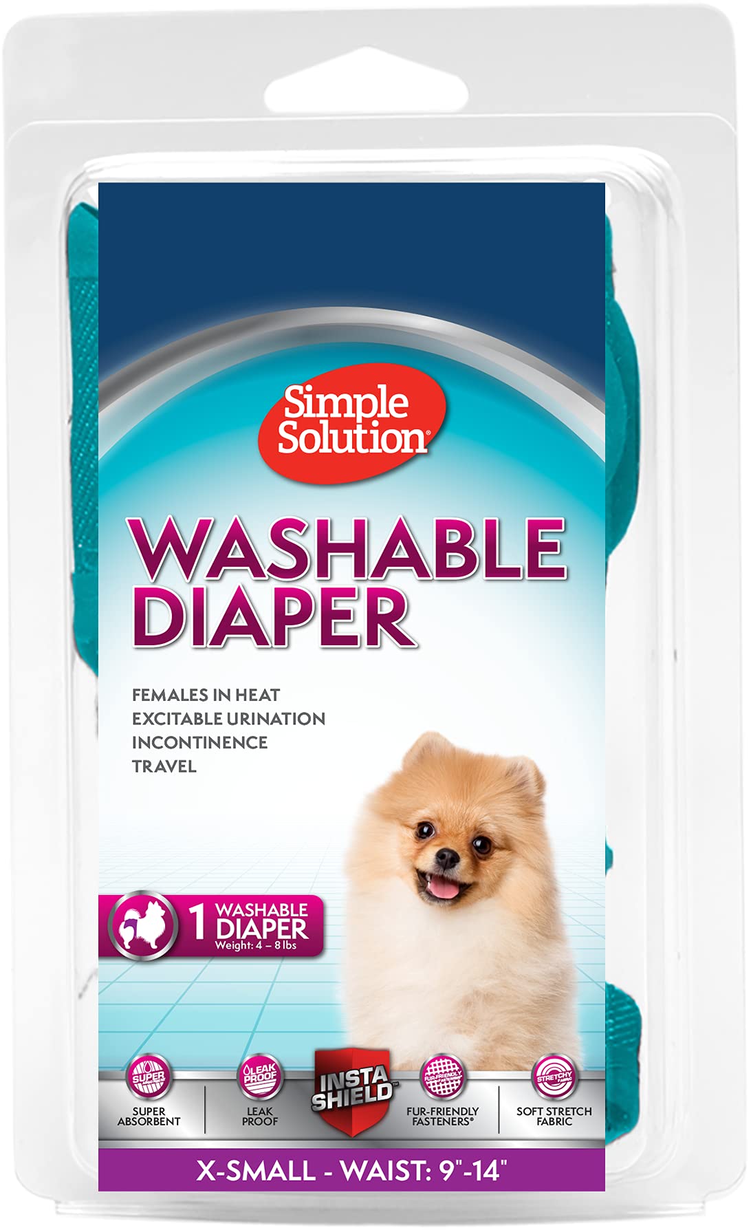 Simple Solution Washable Diapers - Extra Small Size | Reusable & Eco-Friendly Baby Cloth Diapers for Newborns | Perfect for Daycare, Travel & Overnight Use