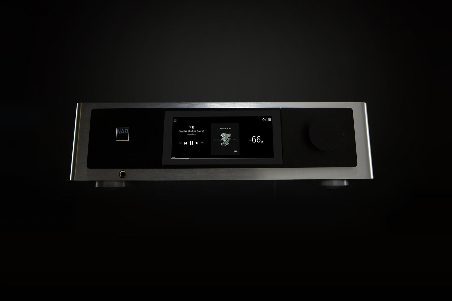 NAD Electronics M33 V2 BluOS Streaming DAC Amplifier - High-End Audio System for Home Theater & Music Listening | Wireless Multi-Room Streaming & Hi-Res Audio Playback