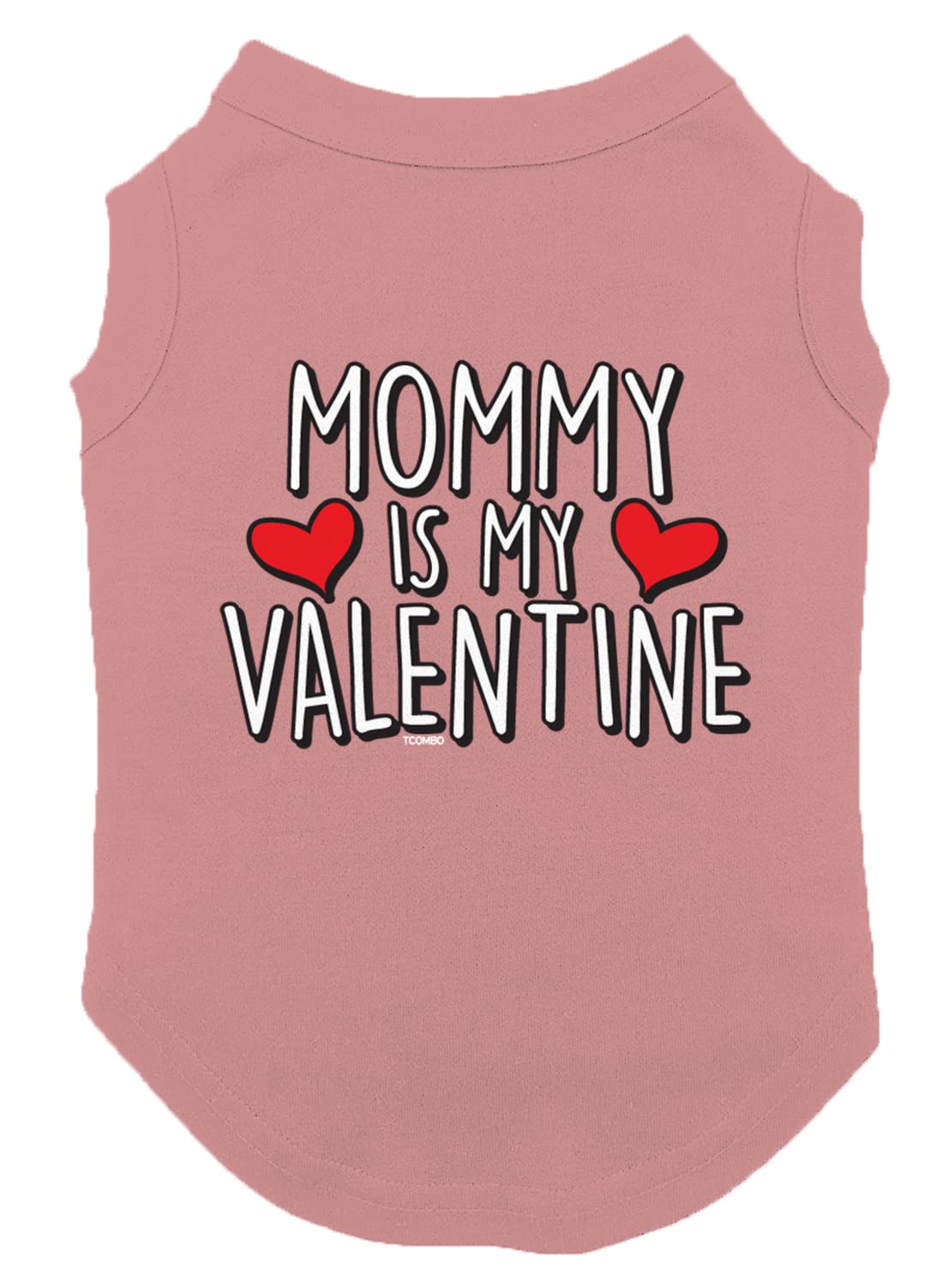 Mommy is My Valentine Dog Shirt - Cute Mauve Pet Clothes for Small Dogs - Perfect for Valentine's Day, Photo Shoots & Special Occasions
