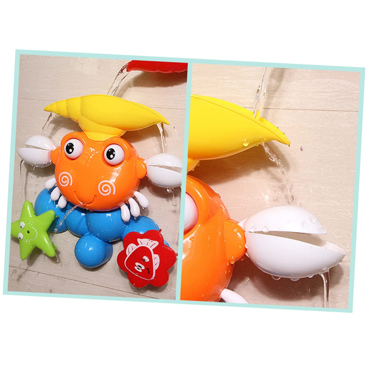 DRESSOOS Crab Bath Toys for Babies & Toddlers - Fun Animal Bathtub Toys for Sensory Play & Water Learning - Perfect for Bathtime, Pool Play & Early Childhood Development
