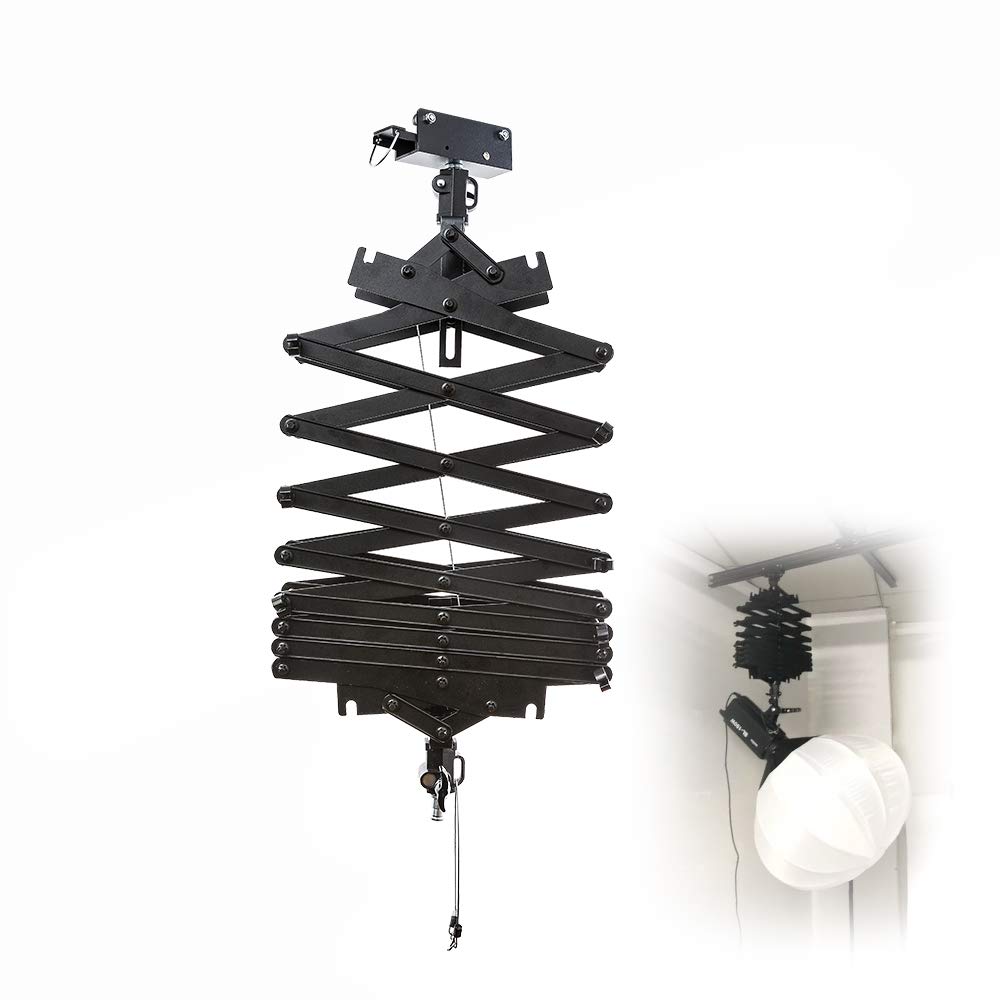 2M Pantograph for Studio Ceiling Rail System - Heavy Duty Ceiling Mounting Accessories for Photography & Video Lighting (Perfect for Film Sets, Photo Studios & Home Studios)