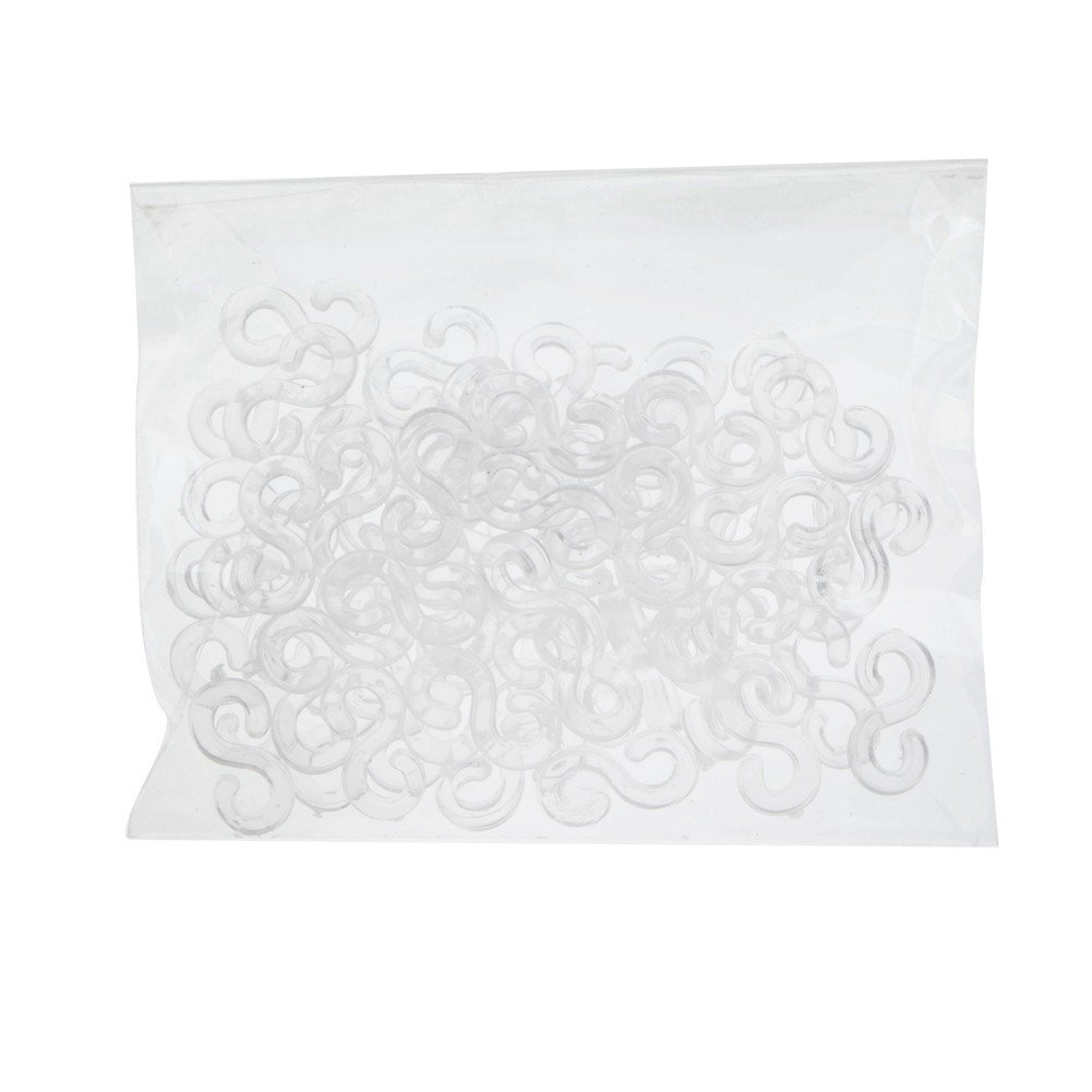 VAGA 1800pcs Clear Hair Elastics - Mini Rubber Bands for Hair Styling, Baby & Kids Hair Ties, Invisible Ponytail Holders - Perfect for Braids, Buns & Everyday Hairstyles