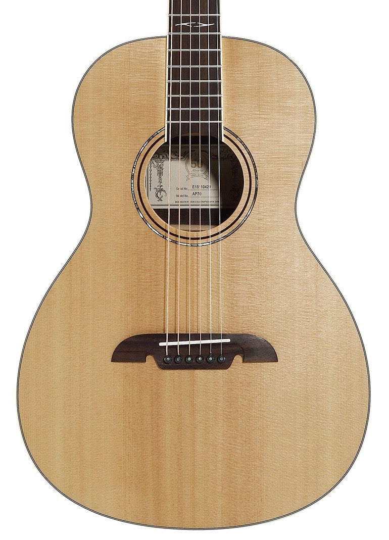 Alvarez Artist Series AP70 Parlor Acoustic Guitar - Premium Solid Top, Mahogany Back & Sides - Perfect for Travel, Camping & Home Practice
