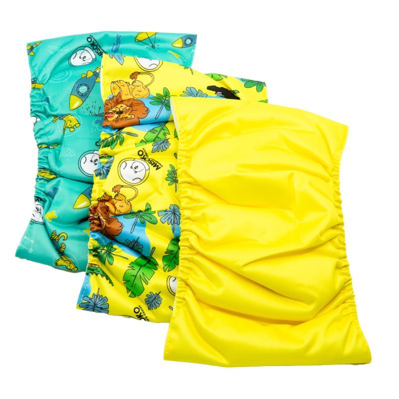 Misoko Washable Dog Diapers for Male Dogs - 3 Pack Reusable Pet Diapers for Incontinence, Training & Travel - Perfect for Holidays, Home & Outdoor Use