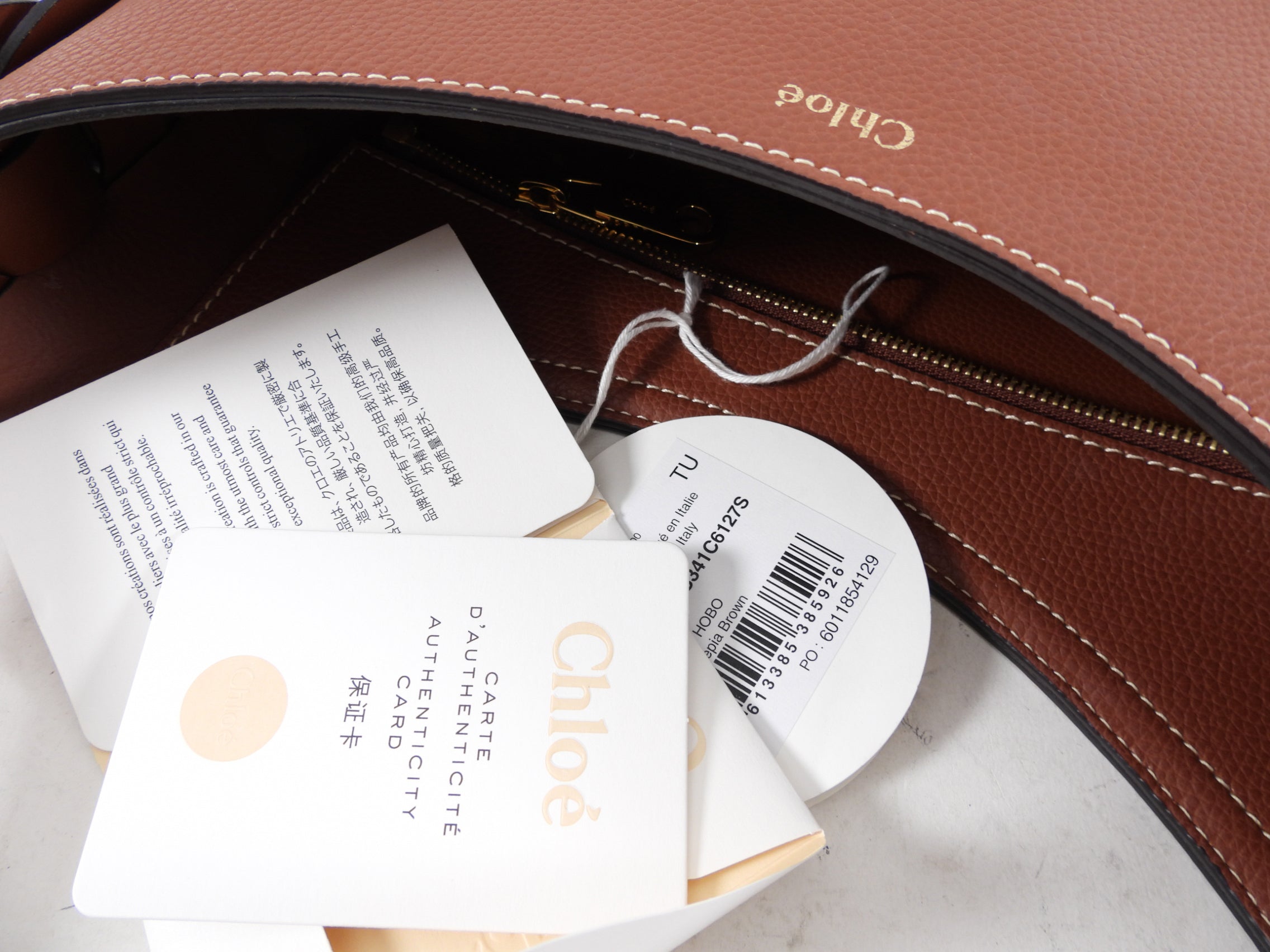 Chloe Darryl Medium Hobo Bag - Genuine Brown Leather Handbag for Women | Perfect for Work, Travel & Everyday Use
