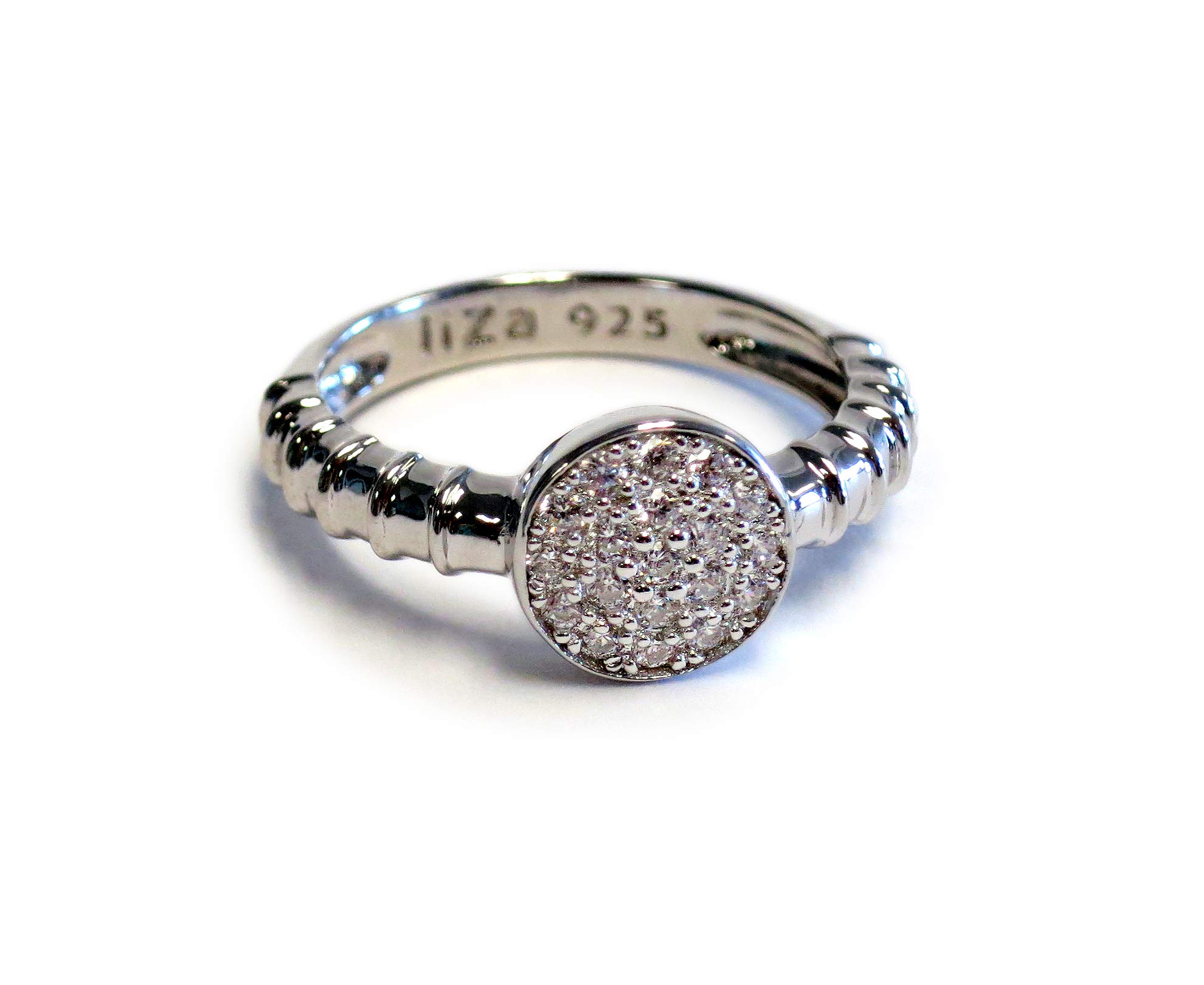 Liza Schwartz Sterling Silver & 18k Gold Plated Circle Ring for Women - Elegant Stackable Jewelry Gift for Birthday, Anniversary & Everyday Wear