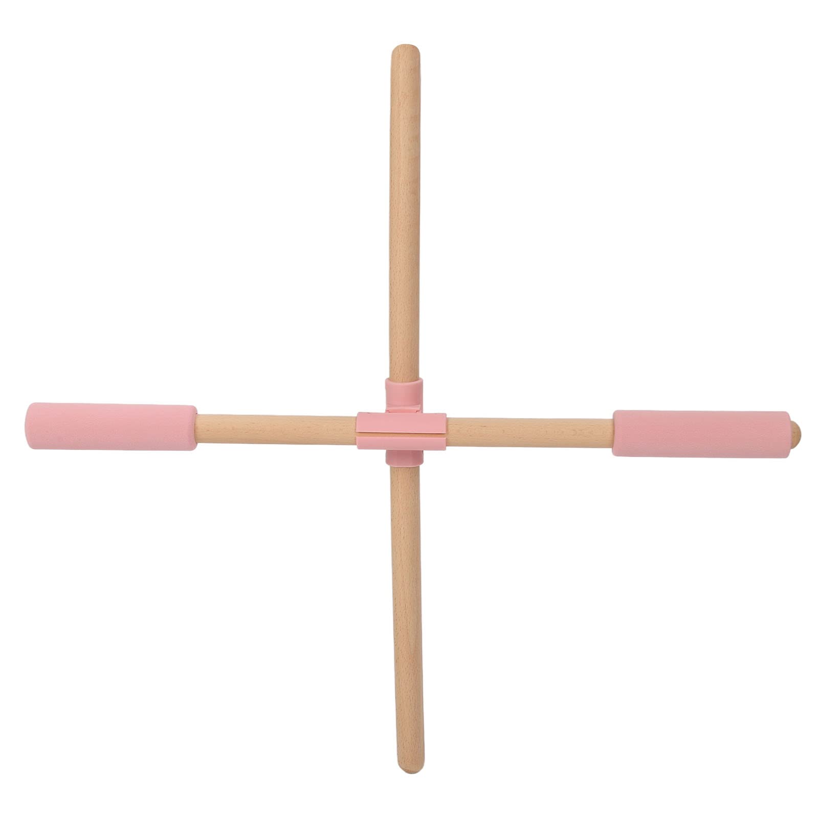 Posture Corrector & Yoga Stick - Wooden Pranayama Stretching Tool for Back Pain Relief, Posture Support & Yoga Exercises | Perfect for Home Workouts, Office Use & Meditation