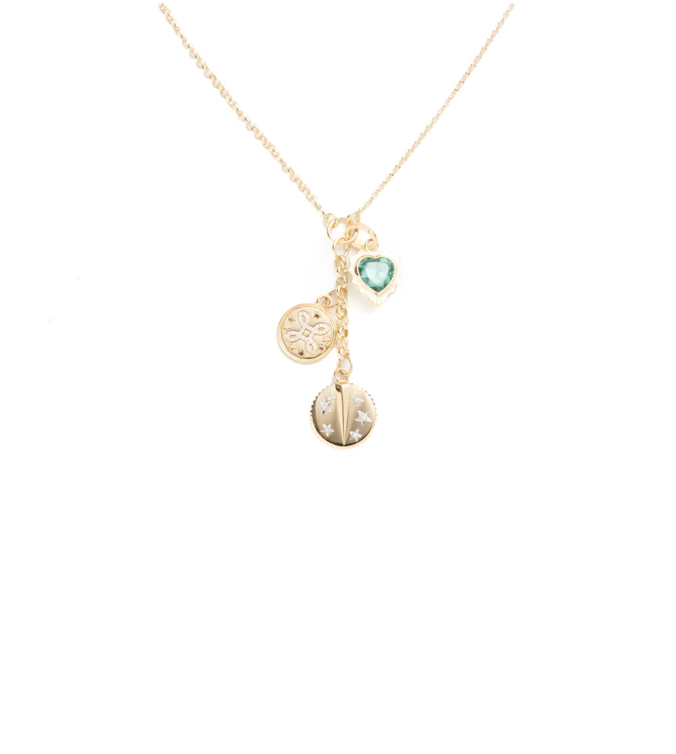 Resilience, True Love & Gemstone Heart: Small Mixed Belcher Extension Necklace - Perfect for Valentine's Gifts, Anniversary Jewelry & Everyday Elegance