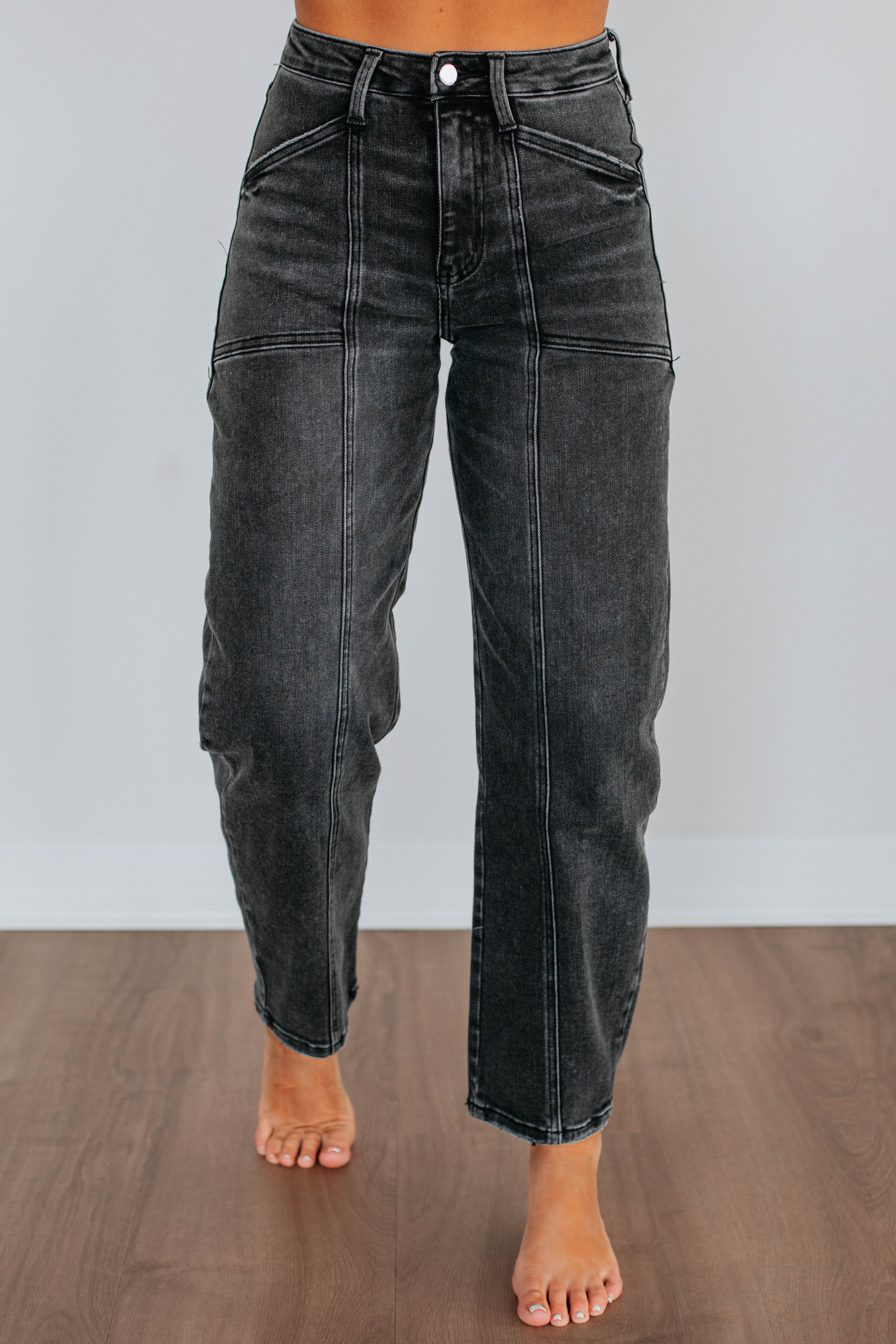Clea Flying Monkey Jeans for Women - High Waist Stretch Denim Pants - Perfect for Casual Wear, Office & Night Out
