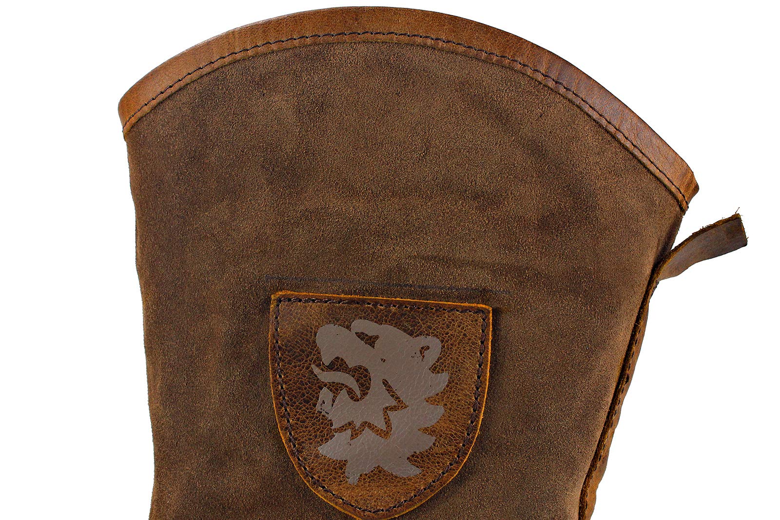 OSSTONE Men's Fashion Leather Moto Boots - Western Zipper-Up Chukka Casual Shoes OS-5008-1-H1 Brown | Perfect for Motorcycle Riding, Outdoor Adventures & Everyday Wear