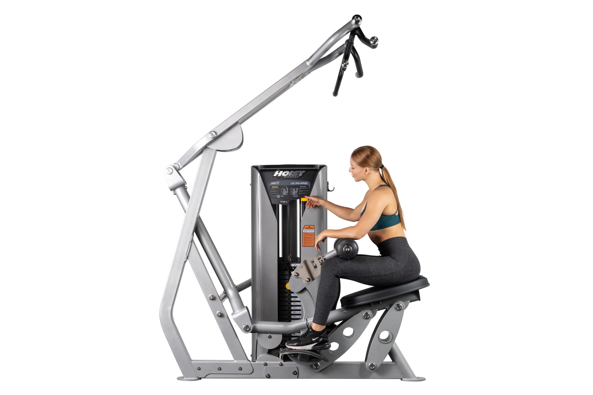 Hoist ROC IT Lat Pulldown Machine (RS 2201) - Professional Gym Equipment for Back Workouts & Strength Training - Perfect for Home Gyms & Commercial Fitness Centers