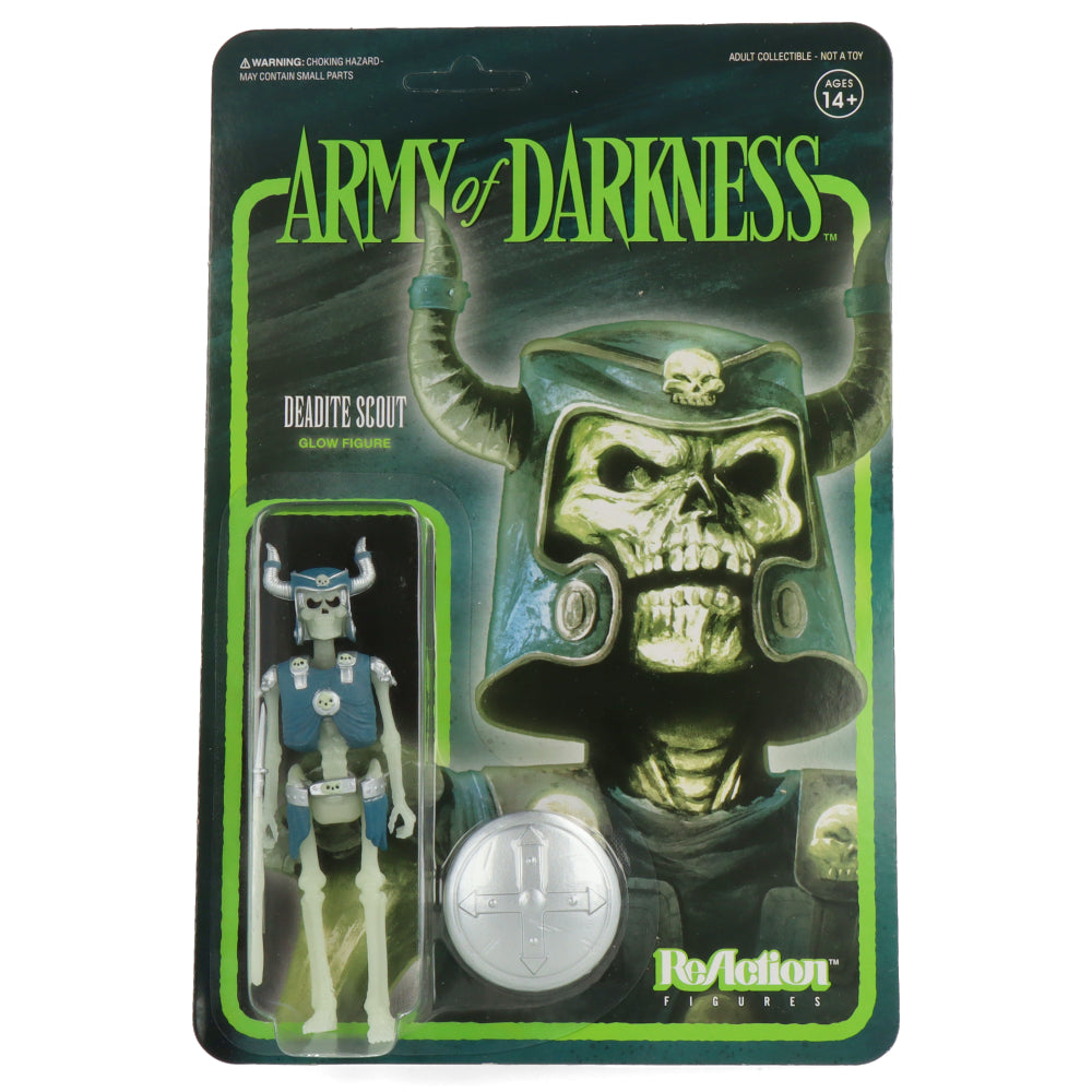 Deadite Scout Glow in The Dark Action Figure - Army of Darkness Wave 3 Collectible - Evil Dead Movie Merchandise - Perfect for Horror Fans & Collectors Display