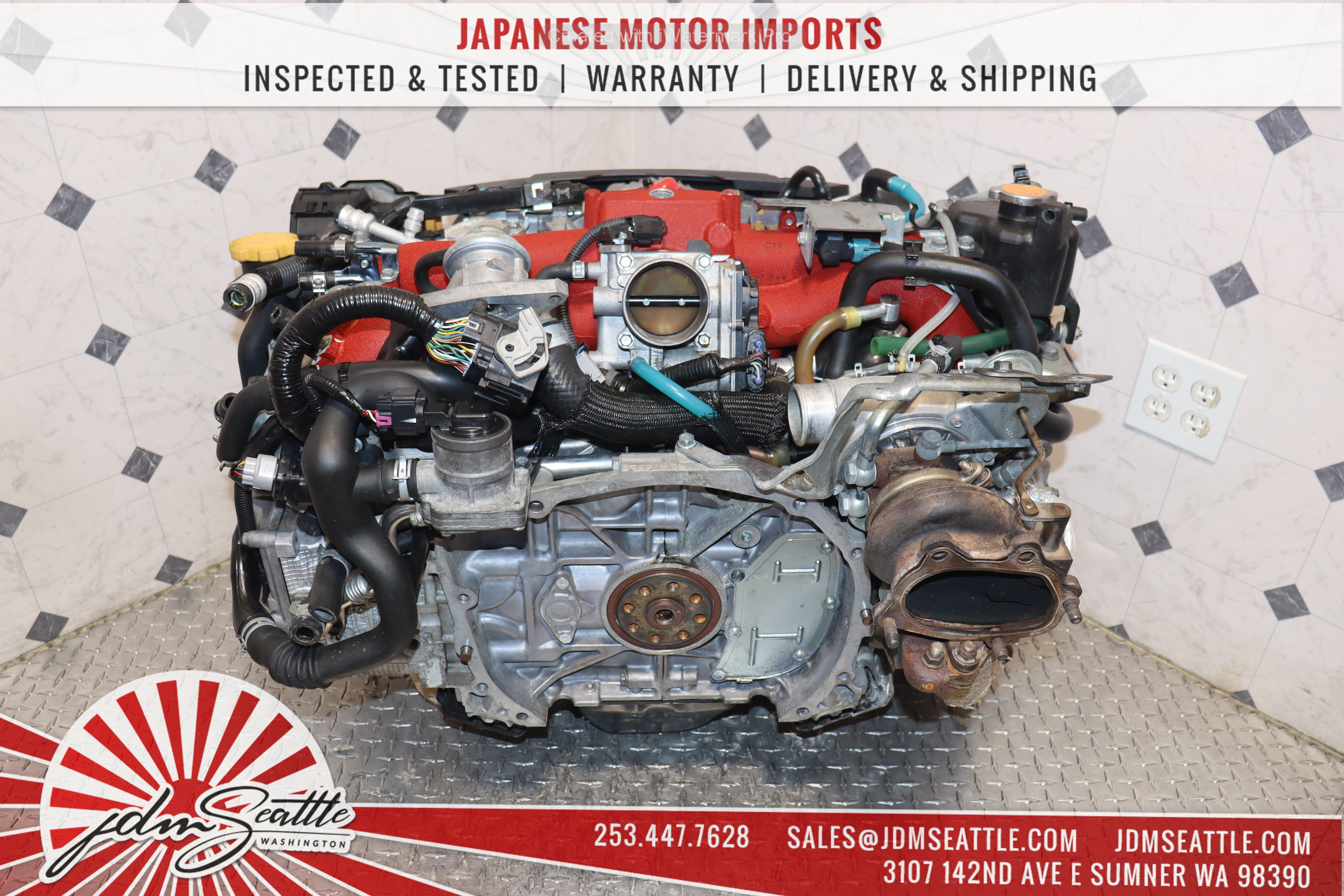 JDM EJ257 2.5L Turbo AVCS EJ25 V10 Engine for 2008-2021 Subaru WRX STI - High Performance Replacement Engine - Perfect for Racing, Tuning & Engine Swap Projects