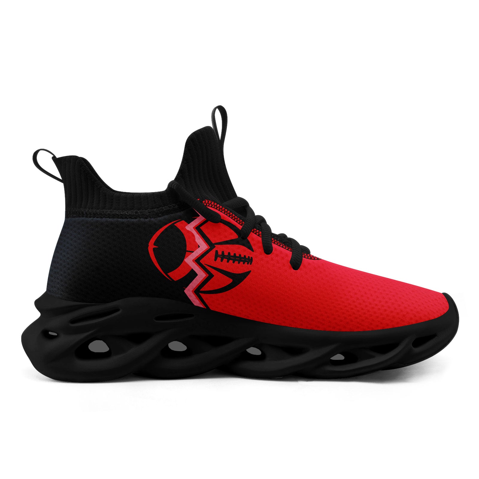 Custom Dark Gray & Red Texas MaxSoul Shoes and Hat Combo - Personalized Matching Set for Men & Women - Perfect for Rodeo, Country Music Festivals, and Western Style Outfits