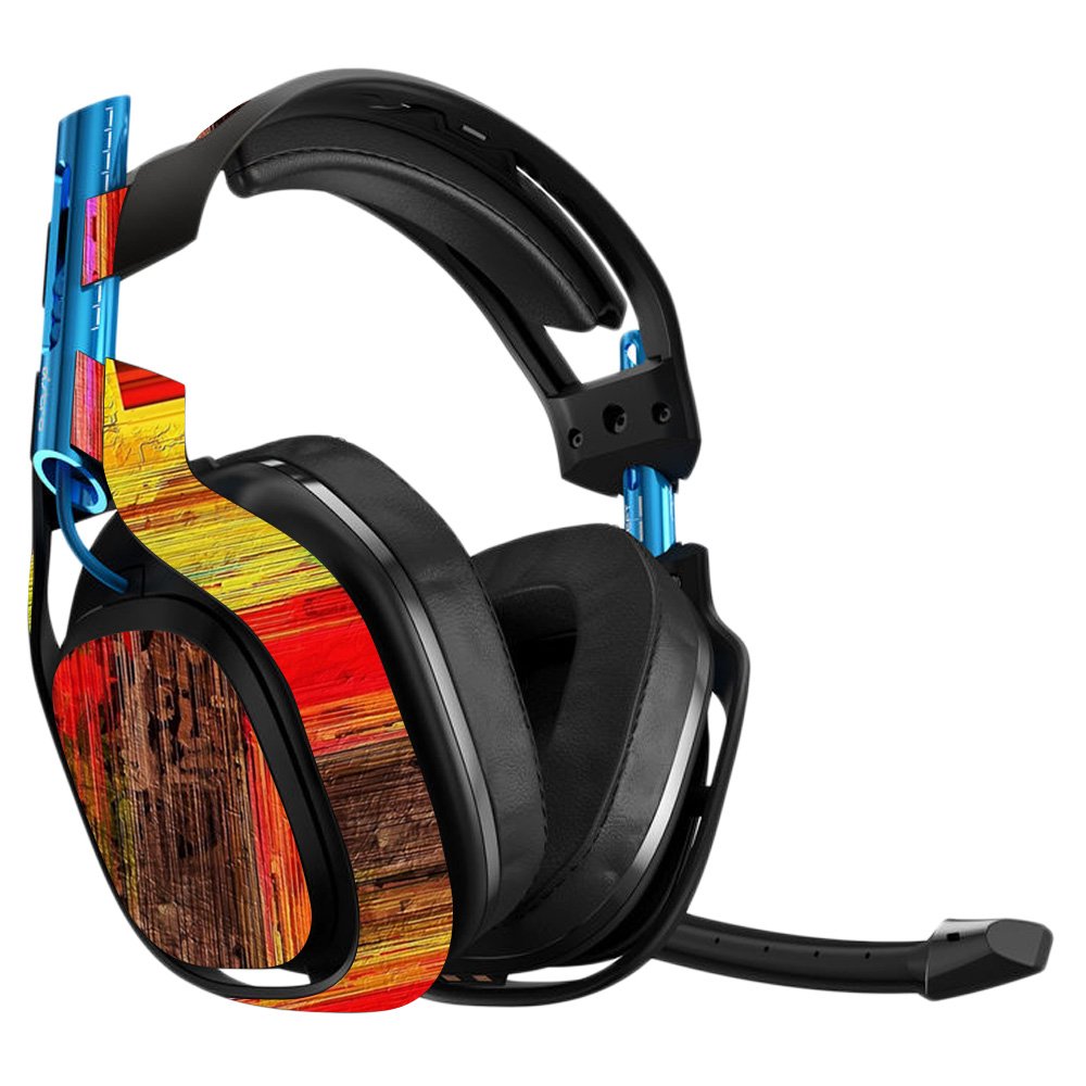 Astro A50 3rd Generation Gaming Headset Vinyl Skin Cover - Painted Wood Design | Protective & Durable Decal Wrap | Easy to Apply & Remove | Made in USA | Perfect for Gaming Setups & Personalization