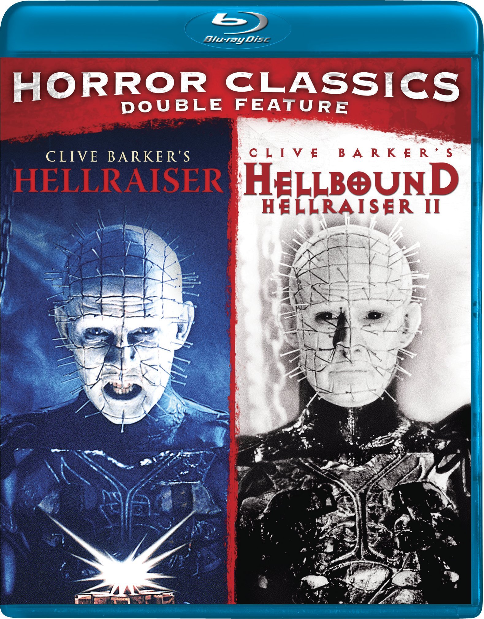 Horror Double Feature Blu-ray - Classic Horror Movie Collection for Halloween & Movie Nights