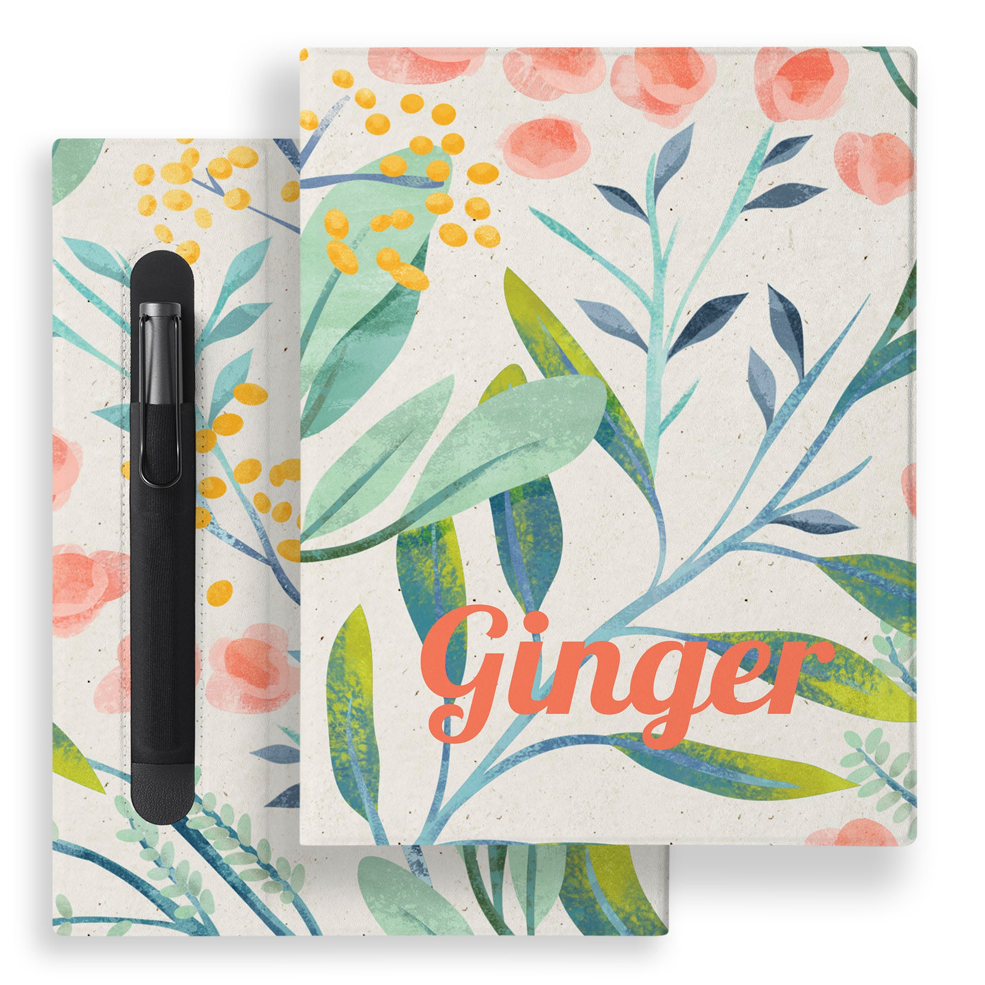 Premium reMarkable 2 Tablet Case & Marker Plus Stylus Bundle - Pink Floral Design | Protective Cover for Writing, Note-Taking & Digital Art | Perfect for Students, Professionals & Creatives