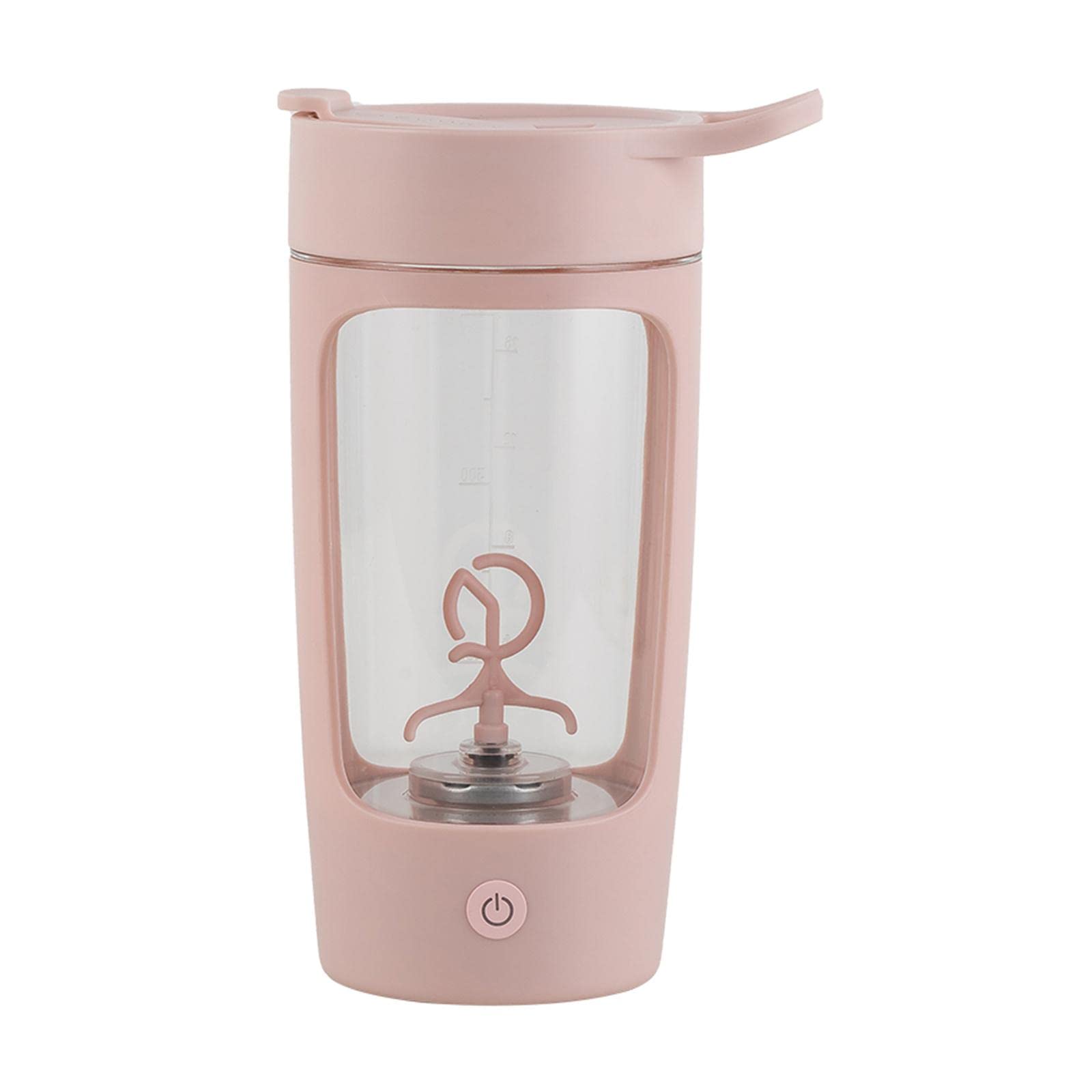 Milageto Portable Electric Protein Shaker Bottle - Self Stirring Mixer for Protein Powder, Pre Workout & Smoothies - Ideal for Gym, Fitness & Travel - USB Rechargeable & Leak Proof
