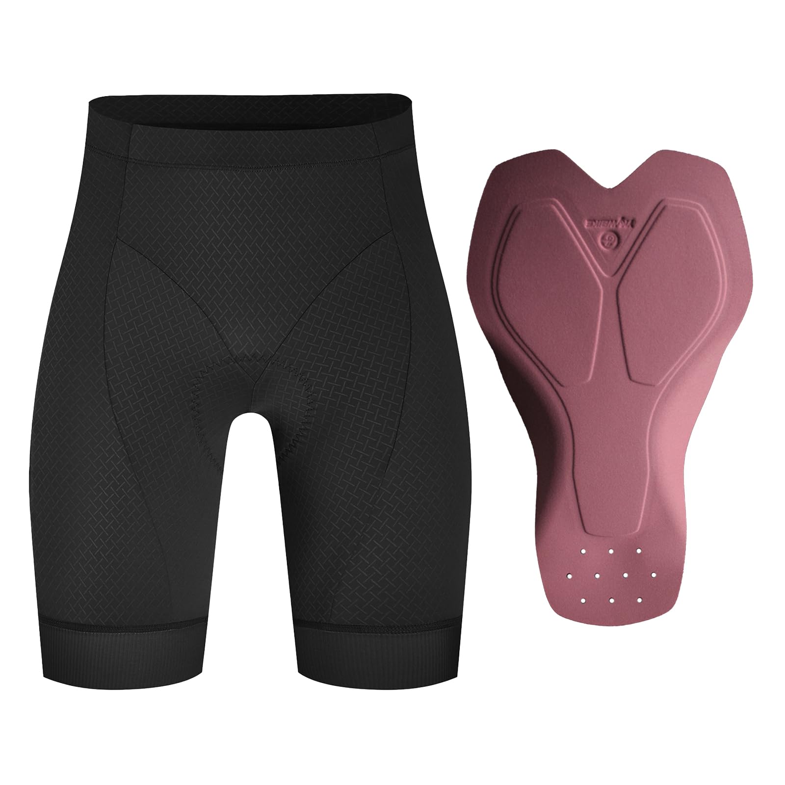 YKYWBIKE Women's 4D Padded Cycling Shorts - High Waist Tummy Control Bike Shorts for Gym Workout & Biking | Perfect for Road Cycling, Spinning Class & Outdoor Sports