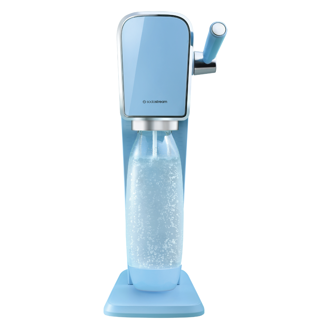 SodaStream Art Sparkling Water Maker - Misty Blue | Eco-Friendly Home Carbonation System for Fresh, Bubbly Drinks | Perfect for Kitchens, Offices & Parties