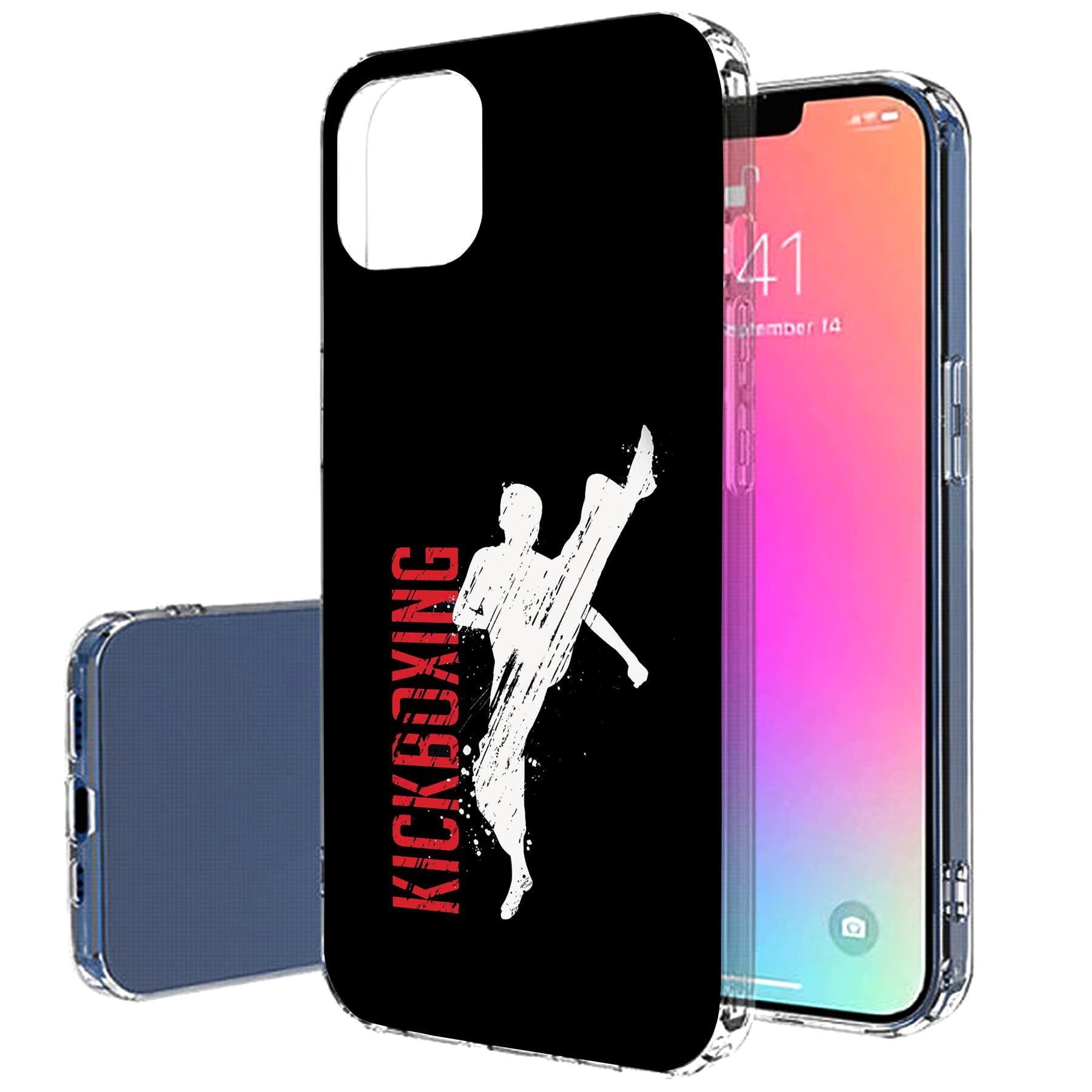 VIBECover Slim Case for Apple iPhone 13 Pro Max | Shockproof Flexible TPU Cover with Kickstand | Perfect for Gym, Workouts & Outdoor Activities