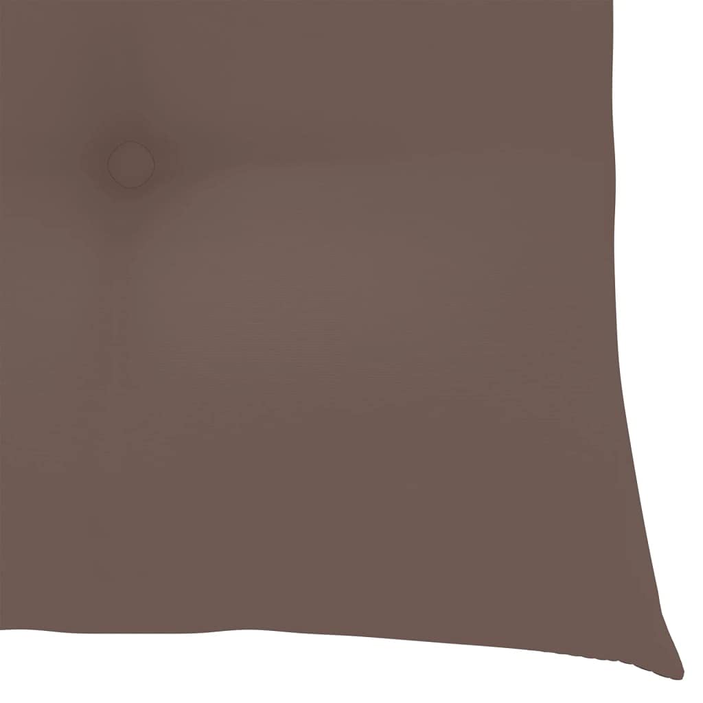 4-Pack Taupe Chair Cushions 15.7x15.7x2.8 Inch - Soft Cotton Fabric Seat Pads for Indoor/Outdoor Chairs, Sofas & Office - Includes 2 Ties for Secure Attachment - Home Decor & Comfort Upgrade