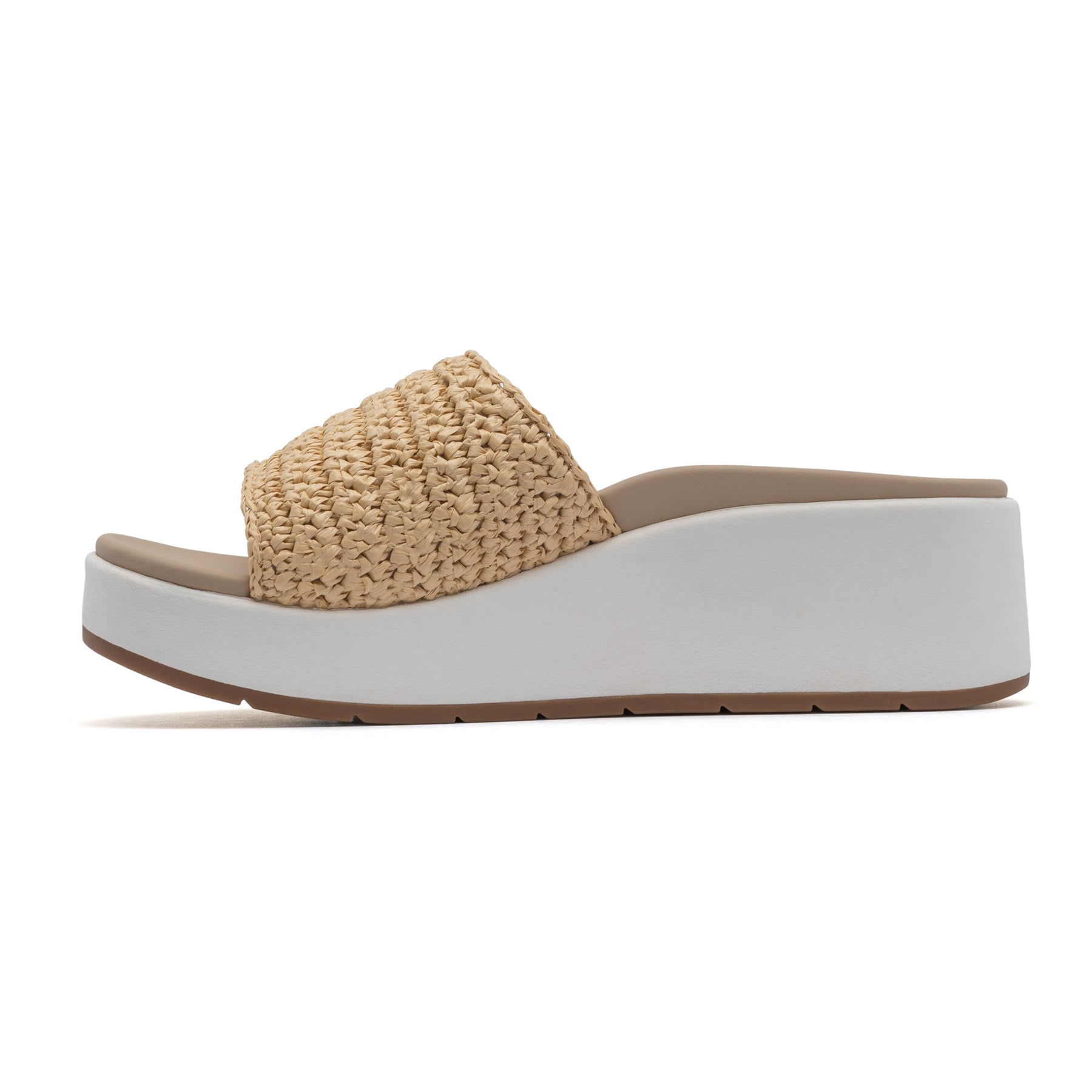 Abeo Solstice Slide Raffia Sandals - Comfortable Summer Women's Slides for Beach, Pool, and Casual Wear
