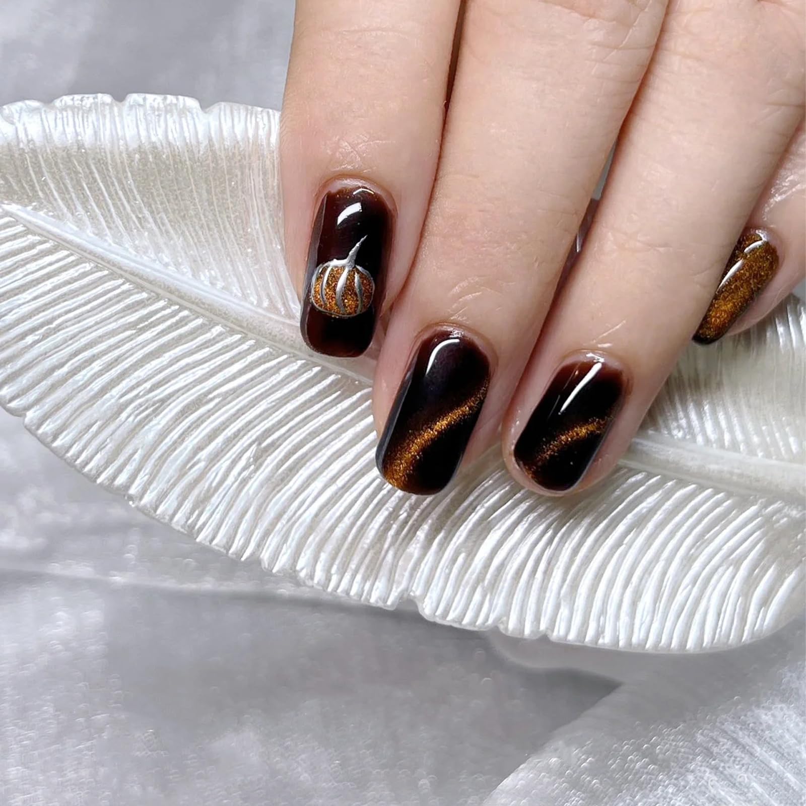 COSMOO 9D Magnetic Cat Eye Gel Nail Polish - Double Magic Colors Cat Eye Effect, Long Lasting UV/LED Gel Polish (Shade 02) - Perfect for Salon, Home Manicures & Special Occasions