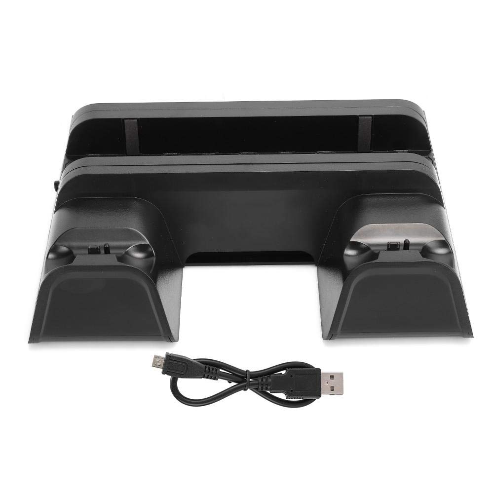VBESTLIFE Universal Gaming Cooling Stand with Controller Charging Dock - Stable Multi-Function Bracket for PS4, PS4 Slim & PS4 Pro - Perfect for Long Gaming Sessions & Organized Playstation Setup