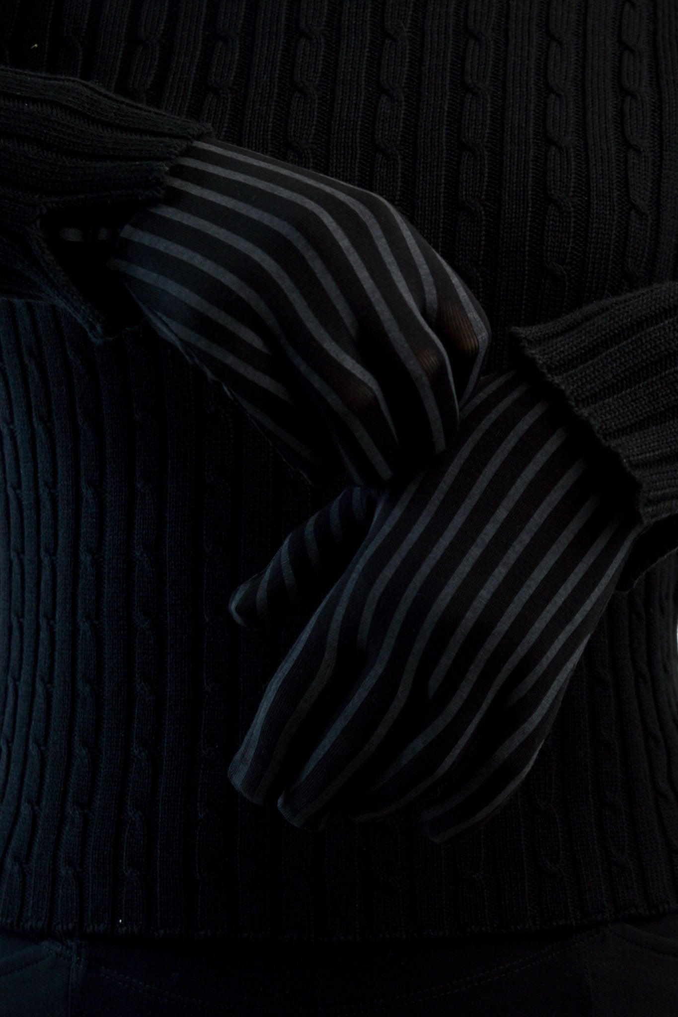 Premium Bamboo Fiber Gloves - Black & Grey Striped for Gardening, Driving & Outdoor Activities - Soft & Breathable Hand Protection