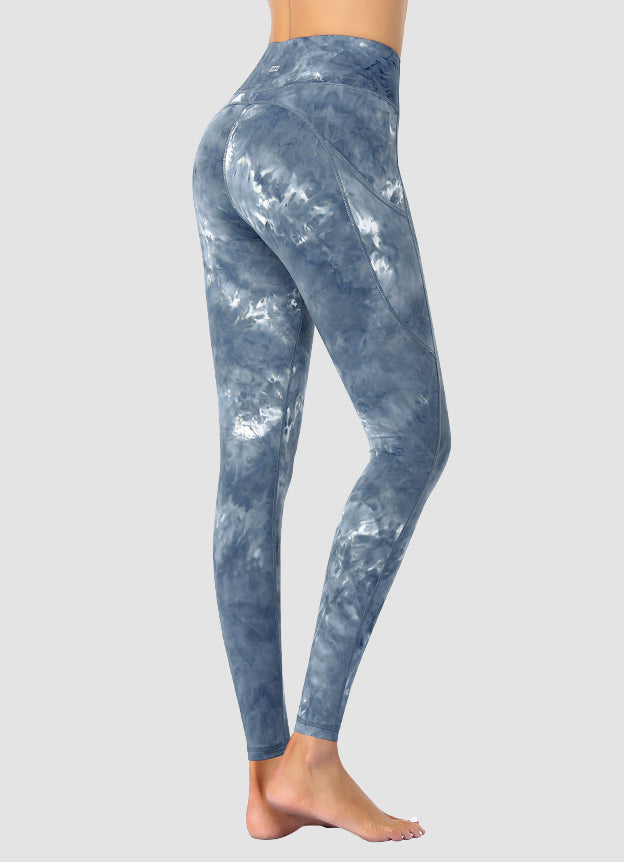 Newborn High Waist Yoga Pants for Women - Full Length Tie Dye Workout Leggings | Perfect for Yoga, Gym & Lounge Wear