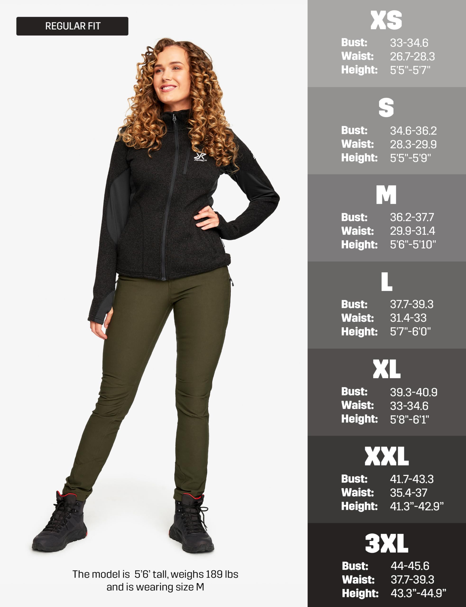 RevolutionRace Women's Fusion Fleece Jacket - Lightweight Warm Fleece Coat for Hiking, Camping & Outdoor Activities | Water-Resistant Winter Layer for Trail Running, Travel & Casual Wear