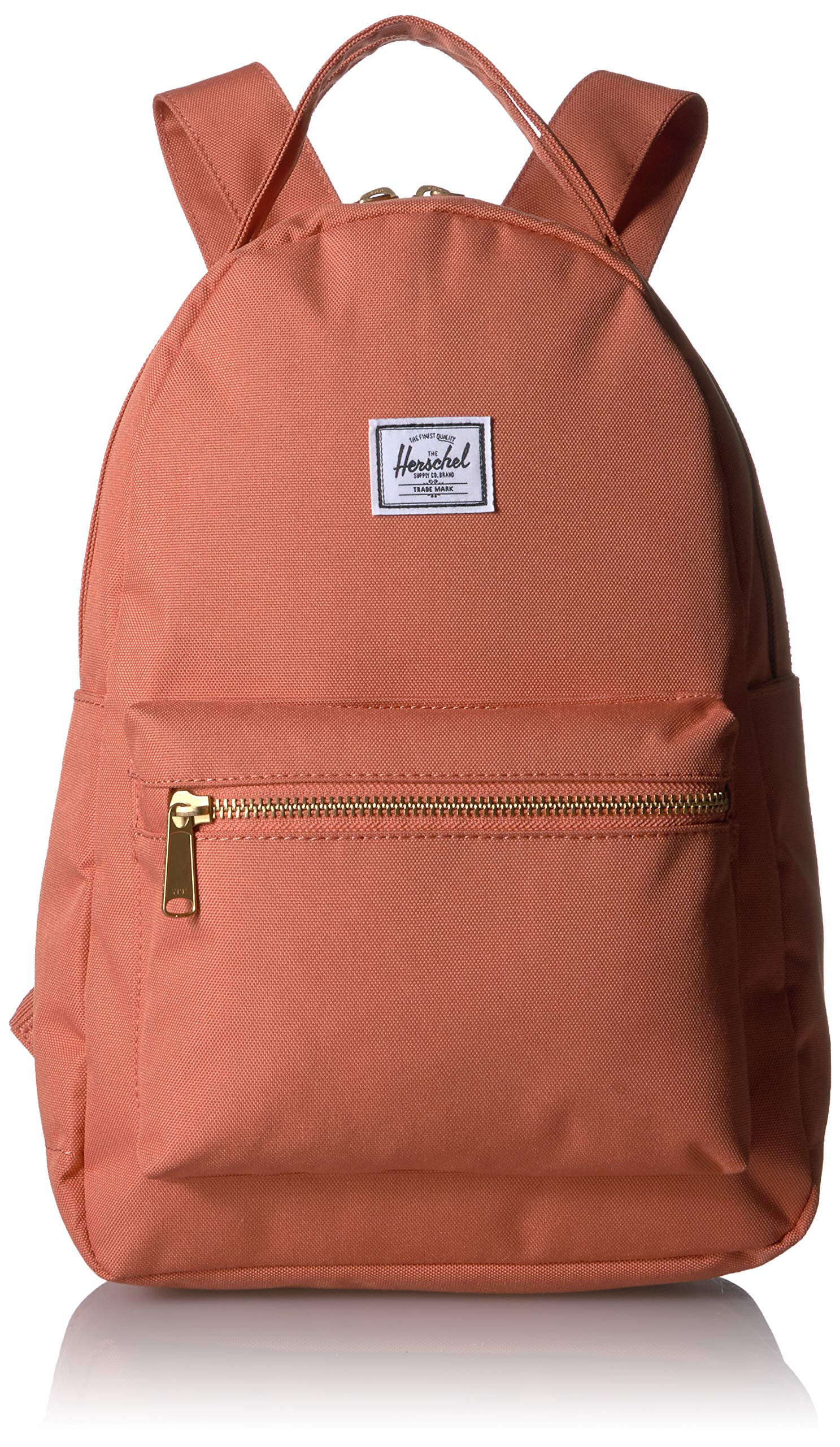 Herschel Nova Small Backpack 14.0L - Lightweight Laptop Daypack for Men & Women, Durable Travel Backpack with Front Pocket, Perfect for School, Work, Hiking & Commuting (Apricot Brandy)