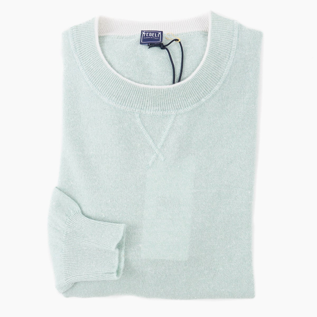 Premium Fedeli Extrafine Cashmere & Linen Blend Sweater for Women - Soft Luxury Knitwear for Fall & Winter - Perfect for Office, Travel & Casual Wear