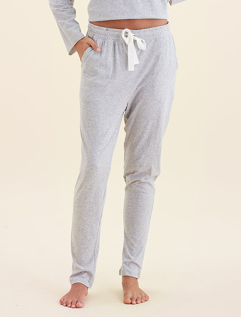 Jada Organic Cotton Knit Jogger Pants - Women's Eco-Friendly Lounge & Yoga Pants for Comfortable Workout & Casual Wear