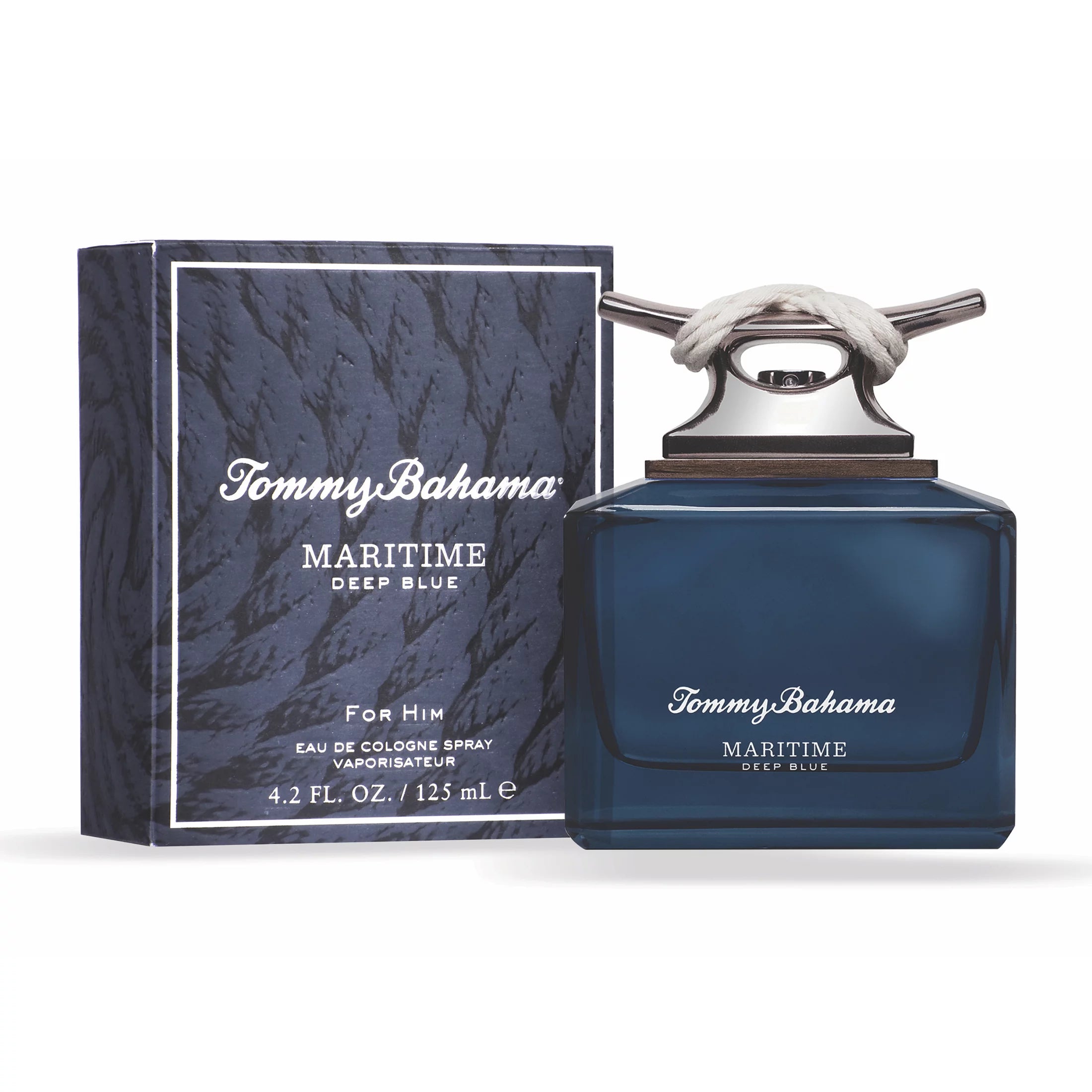 Maritime Deep Blue Eau de Cologne for Men - Fresh Aquatic Cologne Spray - Perfect for Daytime Wear, Office & Summer Outings