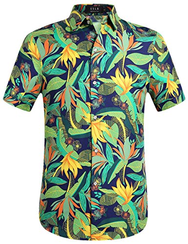 Dark Blue Yellow Flamingo