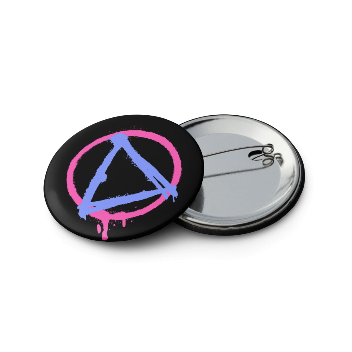 Graffiti Sobriety Symbol & 'Nope' Pin Button Set - Motivational Recovery Pins for AA Meetings, Sobriety Gifts & Addiction Awareness - Perfect for Jackets, Backpacks & Denim