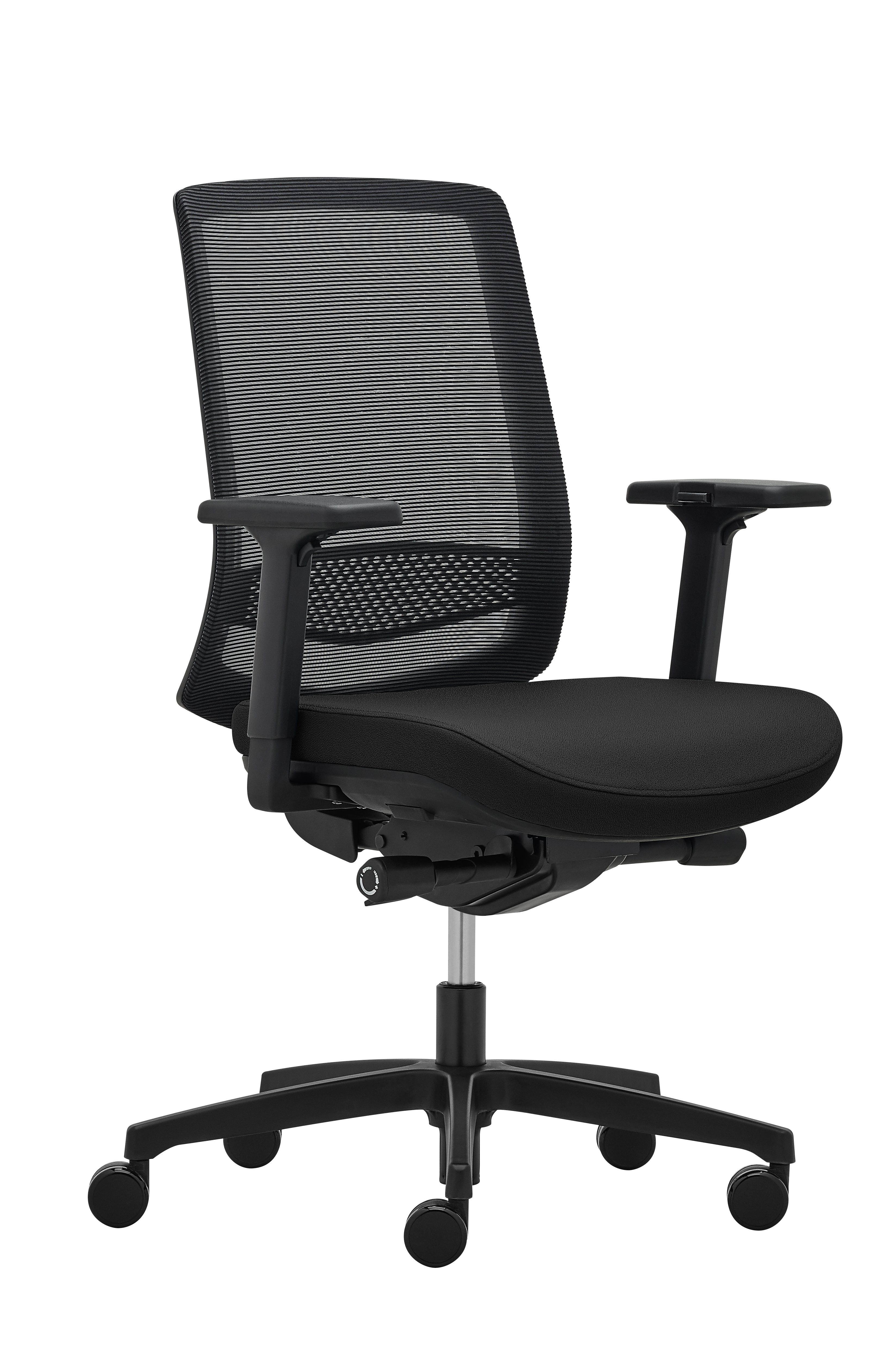 Eurotech ADAPT MID Ergonomic Mesh Office Chair with Mid Back Support - Adjustable Height, Lumbar Support & Breathable Design for Home & Office Workspaces