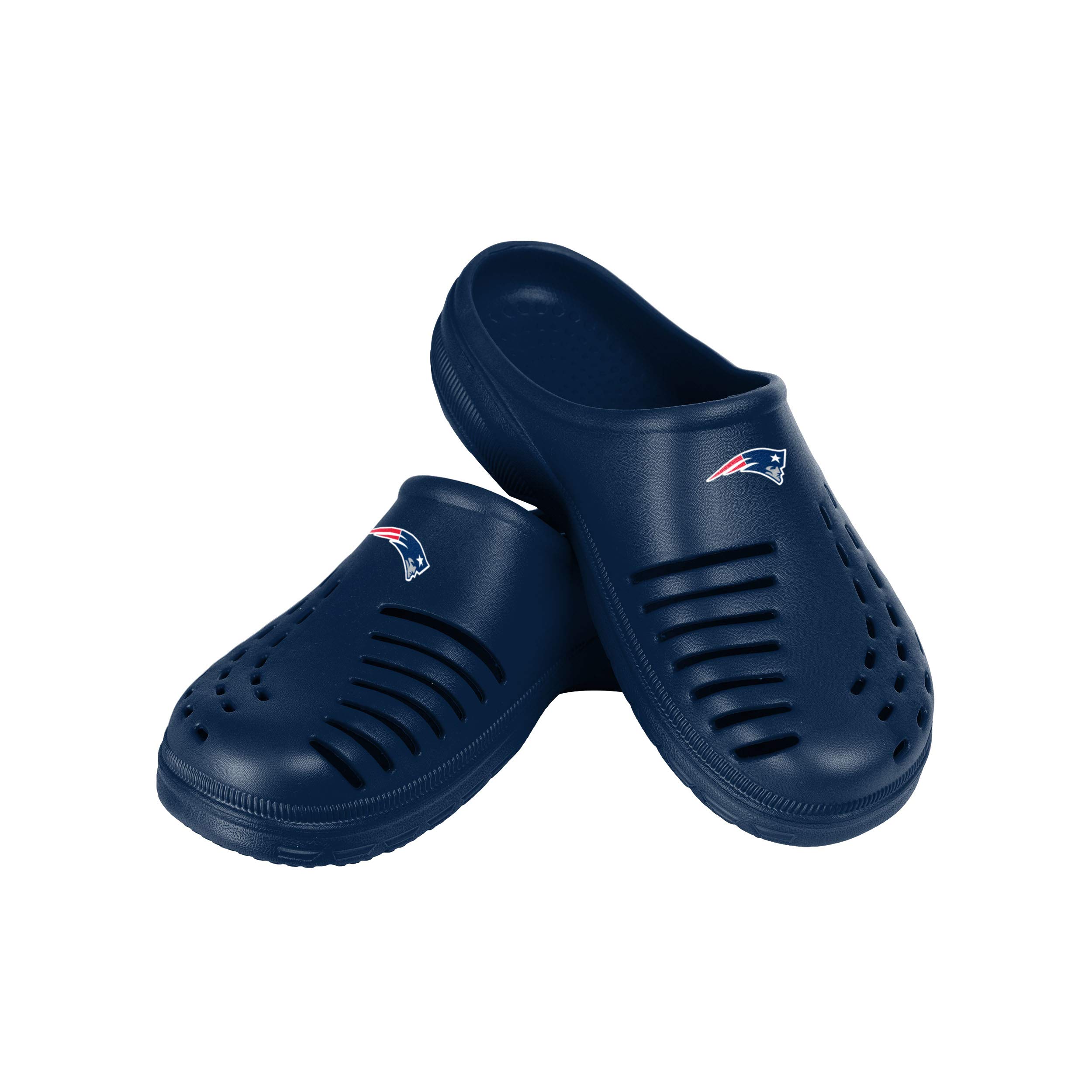 FOCO NCAA Unisex Team Logo Solid Clogs - Comfortable Waterproof Slip-On Shoes for Men & Women - Perfect for Pool, Beach, Spa, and Indoor Use