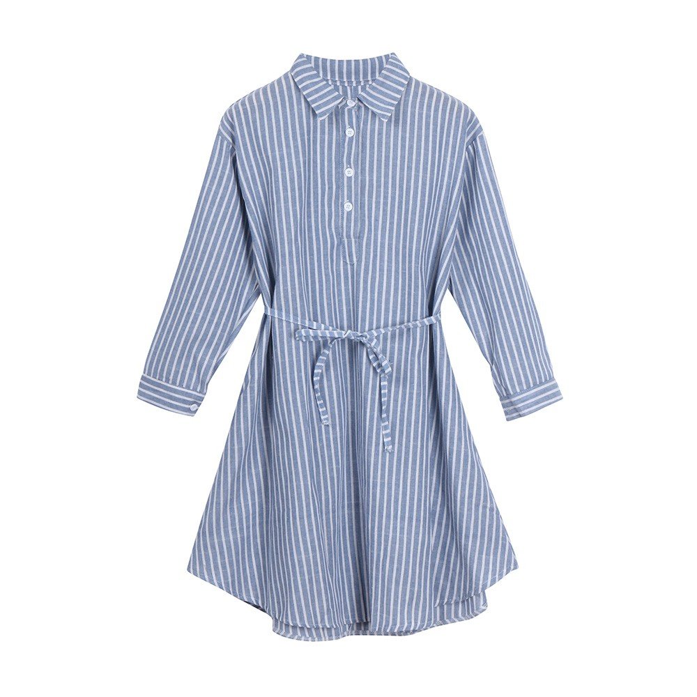 Stylish Striped Lace Maternity Dress for Pregnant Women - Comfortable & Fashionable Pregnancy Clothes for Work, Parties & Special Occasions