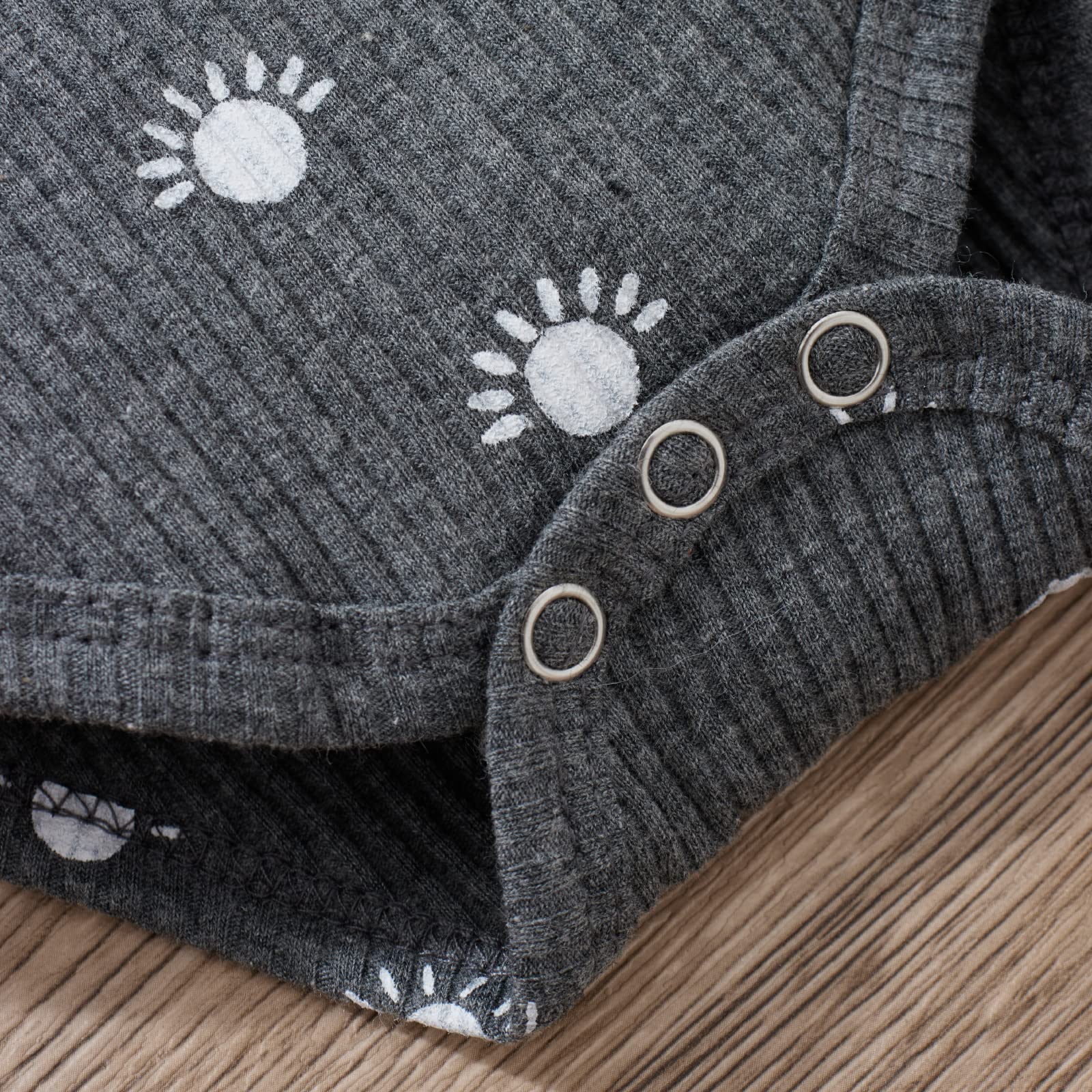 Winter Newborn Baby Clothes Set - Ribbed Knitted Romper & Elastic Pants for Girls & Boys | Unisex Infant Outfit for Cozy Fall & Winter Seasons | Perfect for Family Photos, Holiday Gatherings & Daily Wear