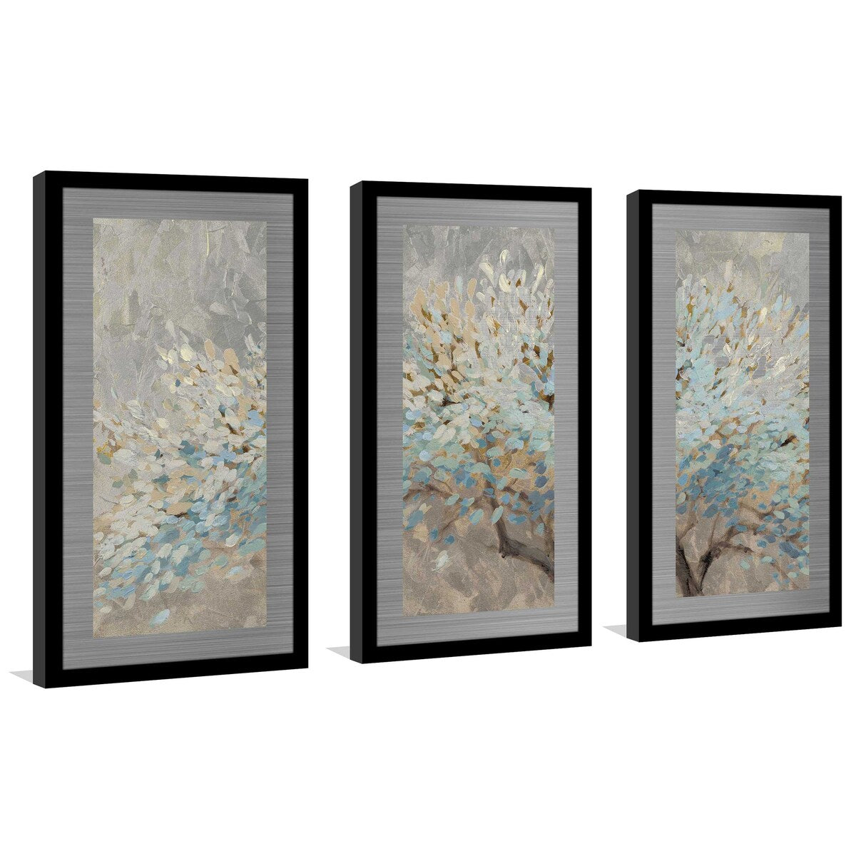 1000 Silver Lifetimes 3-Piece Wall Art Set - Printed on Premium Silver Aluminum - Perfect for Living Room, Bedroom & Office Decor