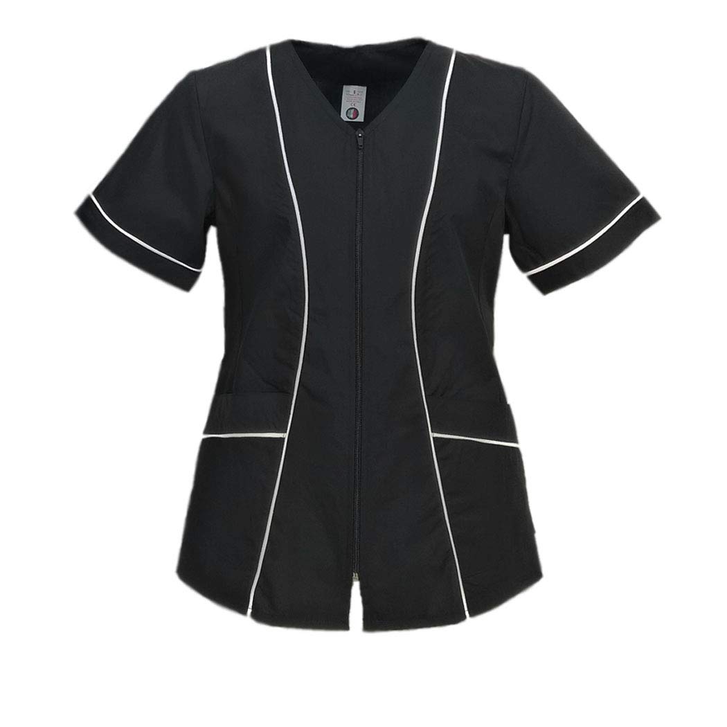 Bata Casacca Esthetician Uniform for Women - Comfortable Barber & Nurse Scrubs for Salon, Spa & Healthcare Work (Ideal for Hairdressers, Estheticians & OSS Professionals)