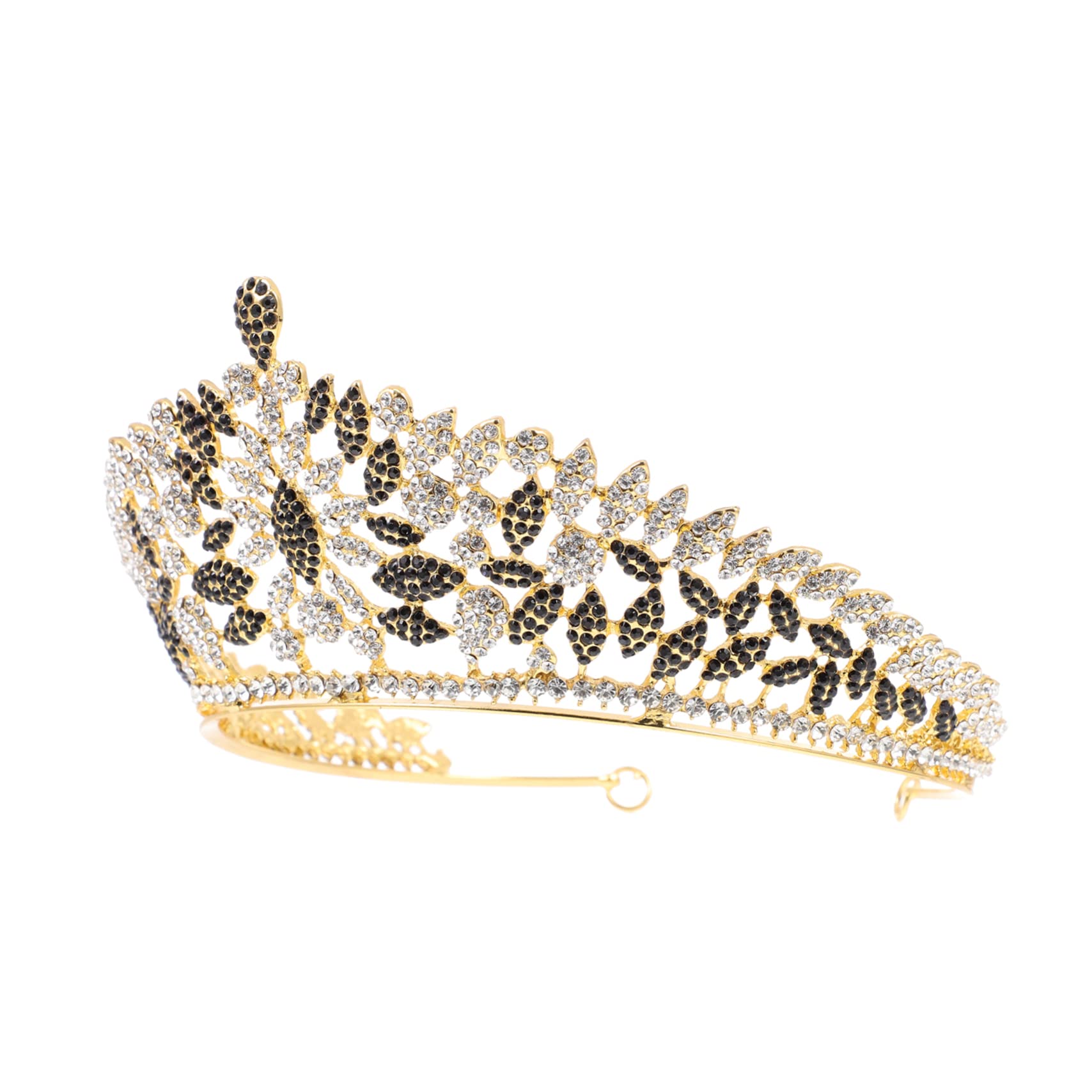 Sparkling Rhinestone Crown Hairband for Women - Vintage Crystal Wedding Tiara & Banquet Headdress - Elegant Hair Accessories for Brides, Parties & Special Occasions